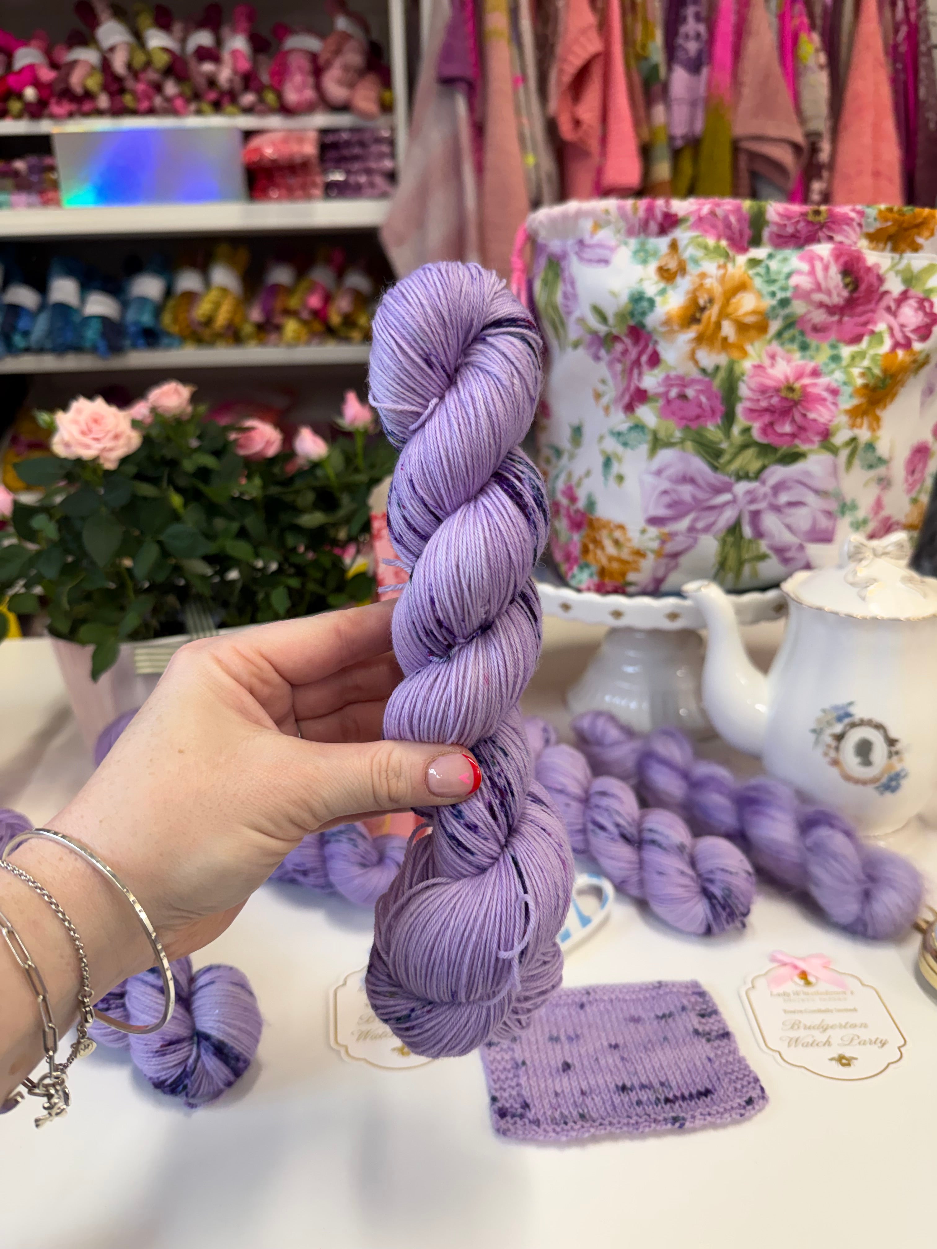 Bridgerton Wisteria colourway