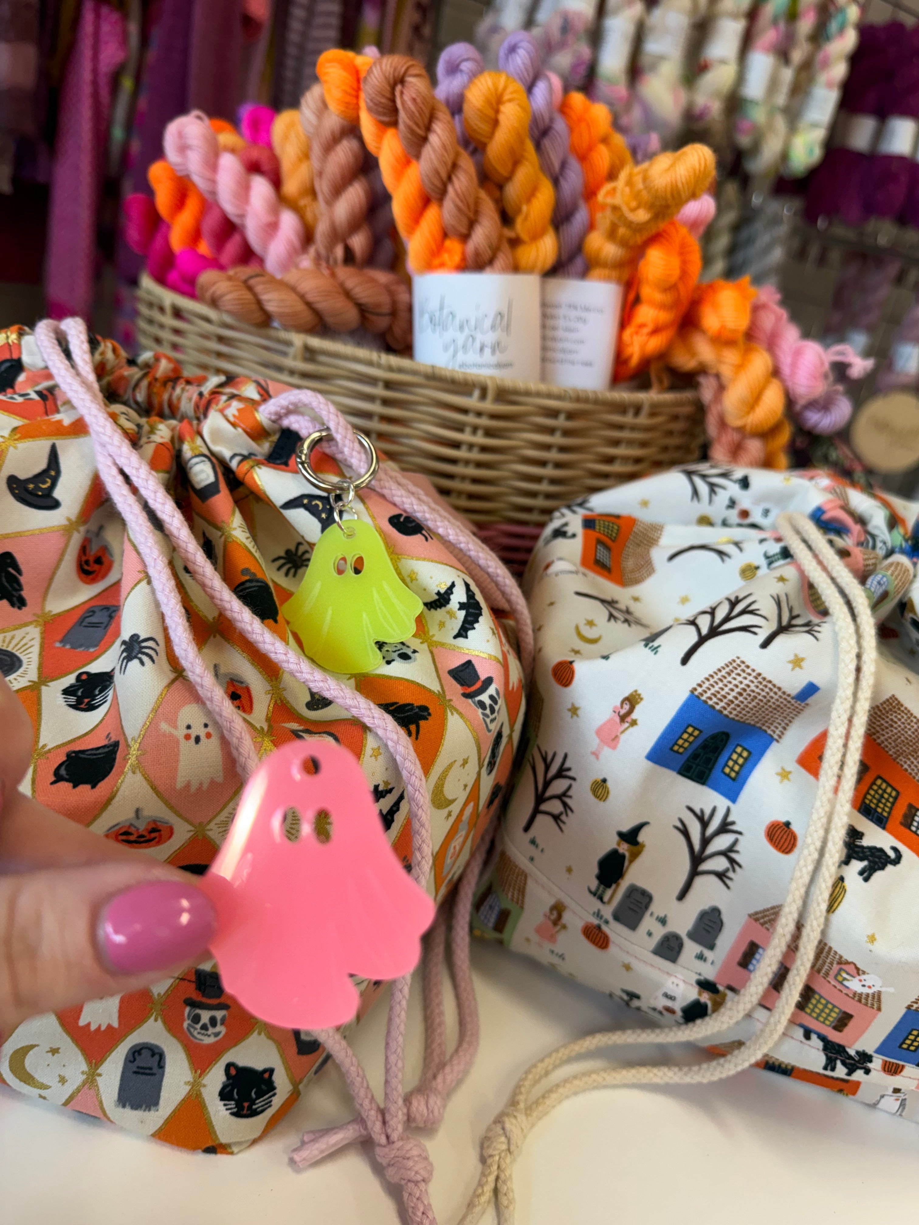 Halloween Glow in the dark bag charm