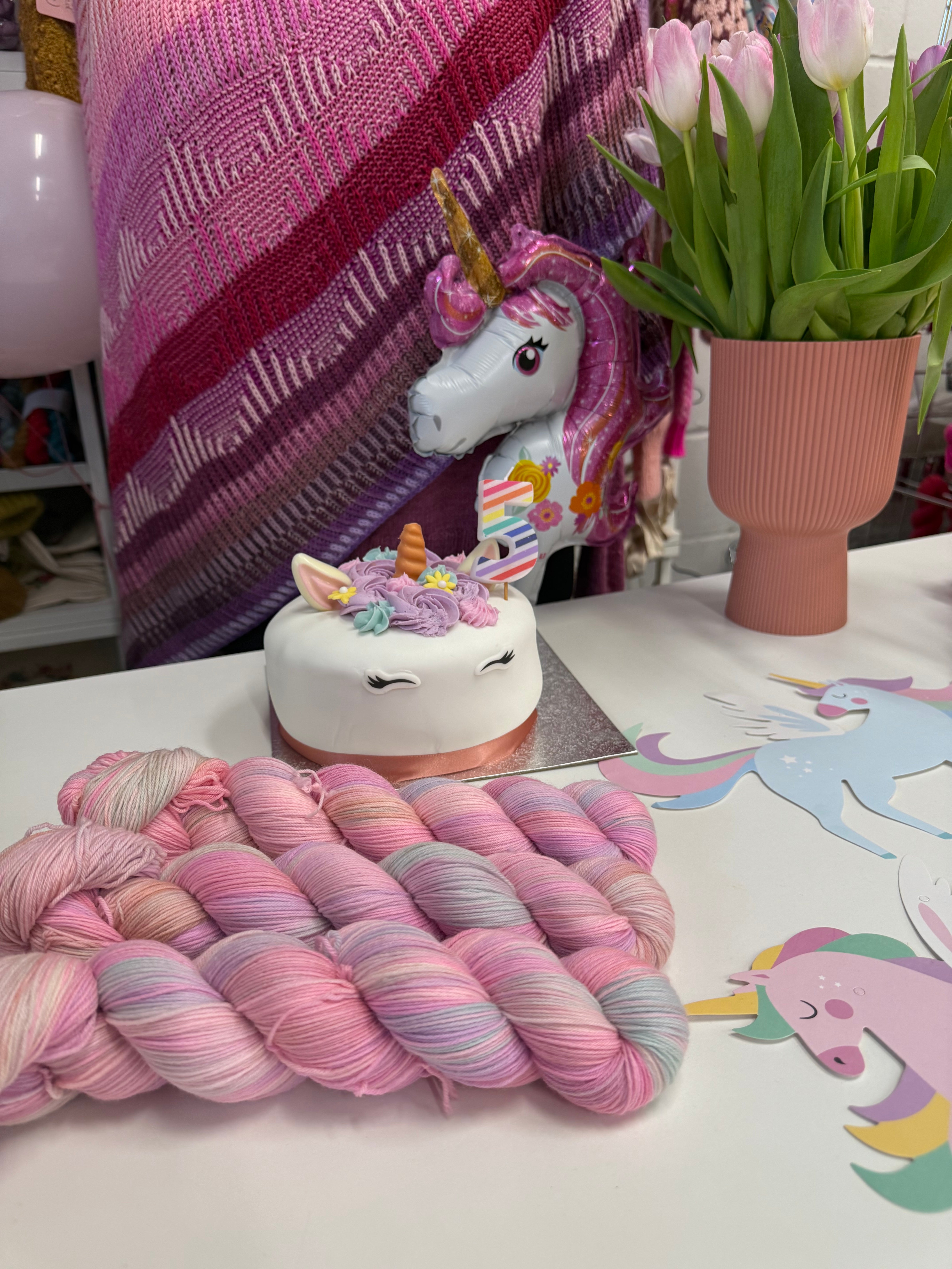 Ready to ship - Iridescent Unicorn 5th Birthday