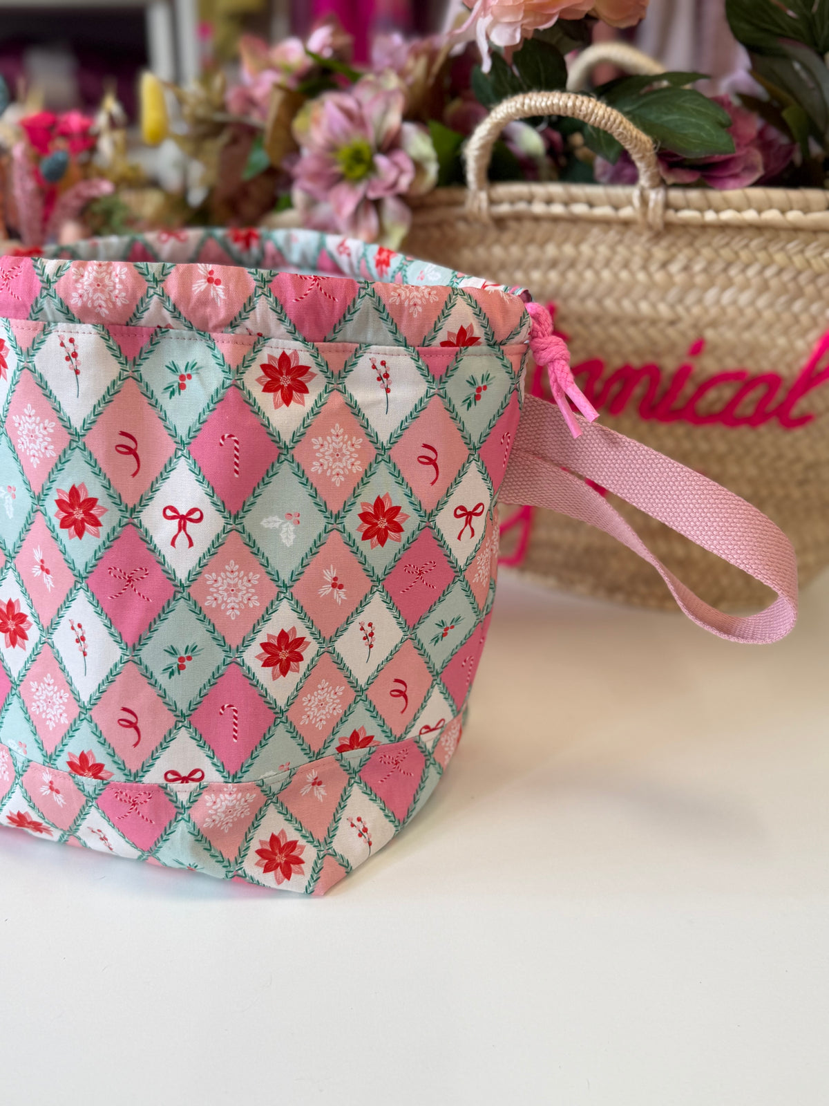 Made to order - Christmas 2026 - Harlequin festivities - Project Bag Style 01
