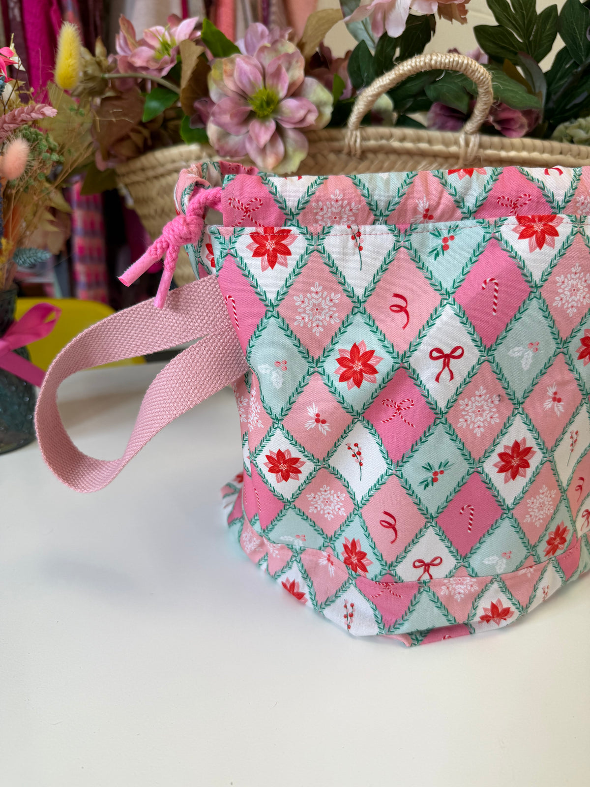 Made to order - Christmas 2026 - Harlequin festivities - Project Bag Style 01