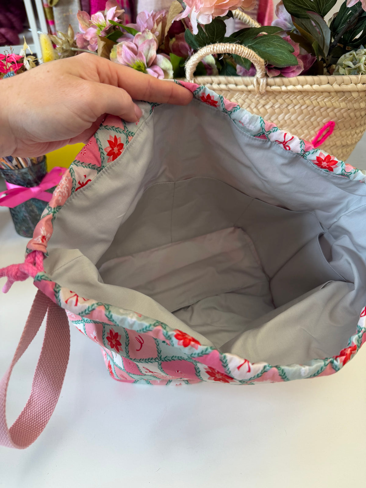 Made to order - Christmas 2026 - Harlequin festivities - Project Bag Style 01