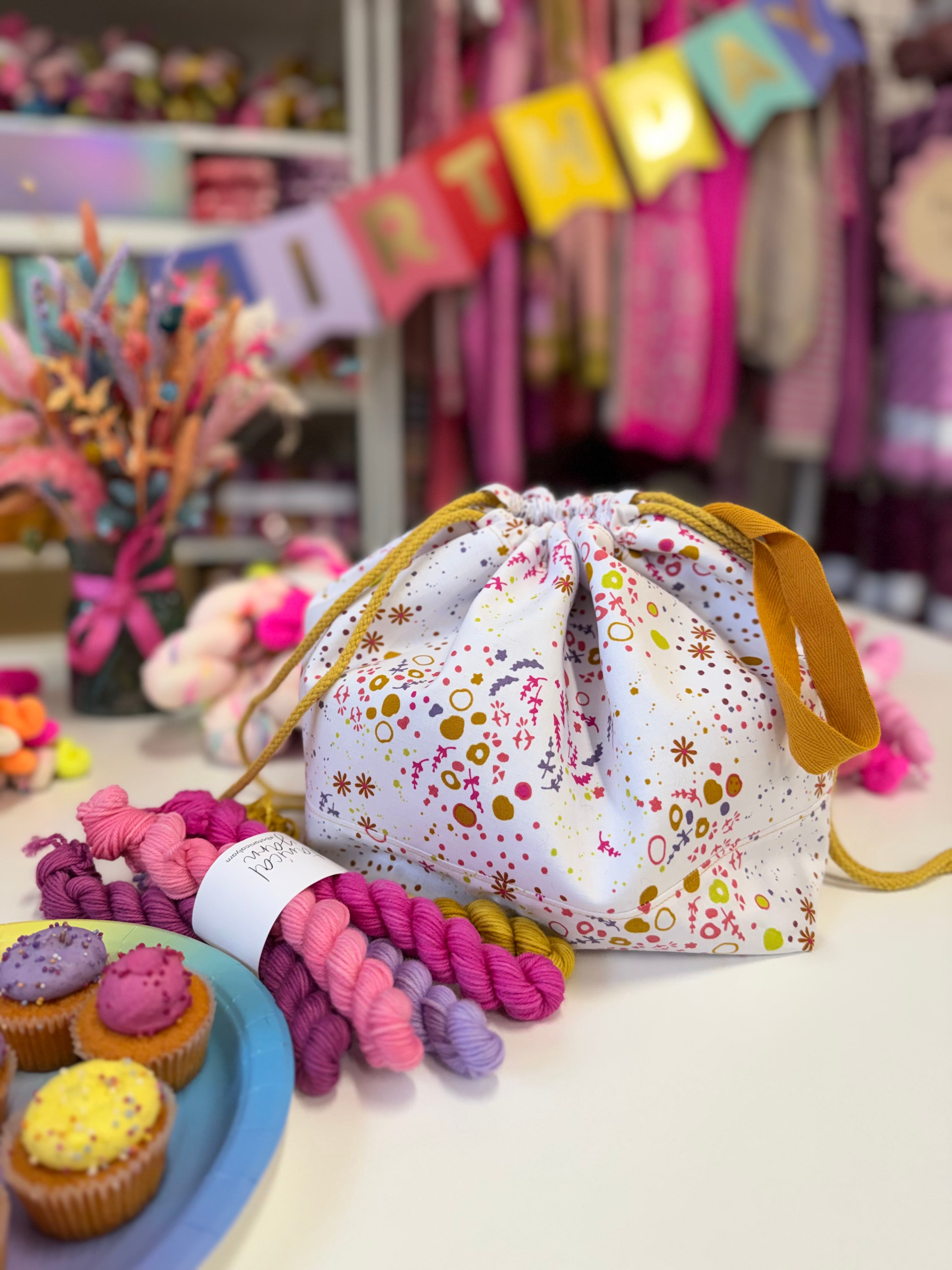 6th Birthday Celebrations - Ready to Ship - Project Bag Style 01