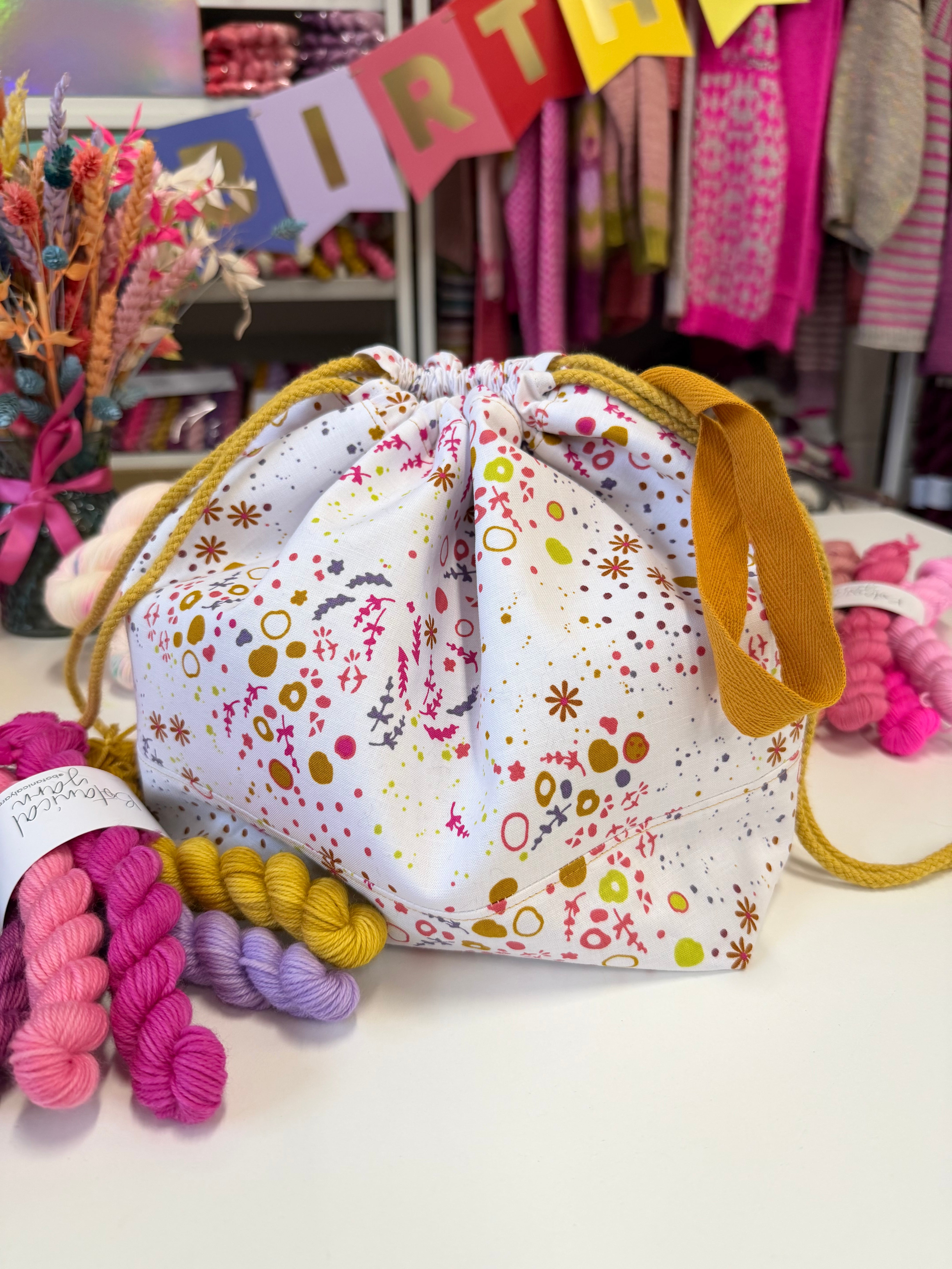 6th Birthday Celebrations - Ready to Ship - Project Bag Style 01