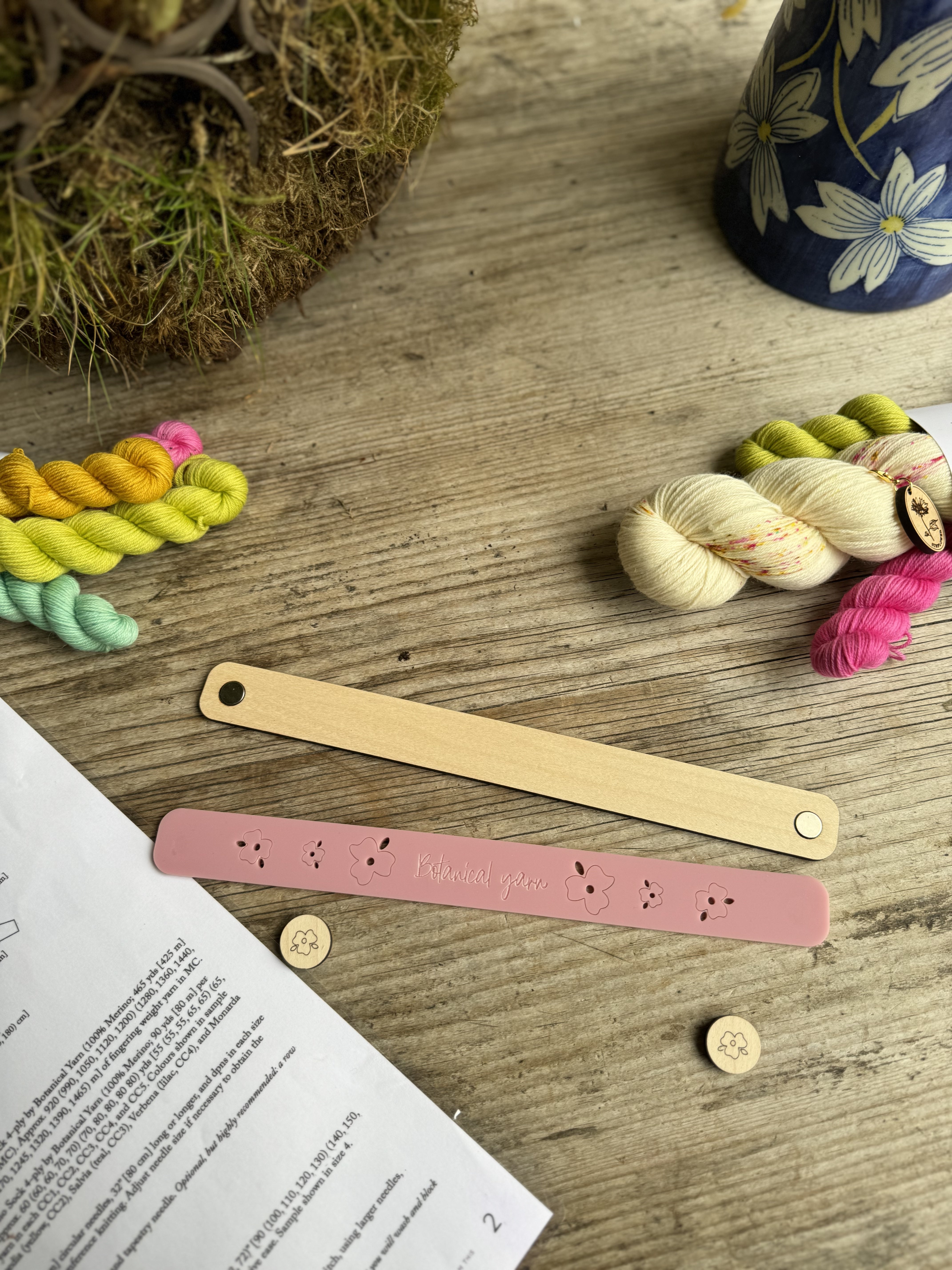 Unwrapped Yarn Pattern Tracker