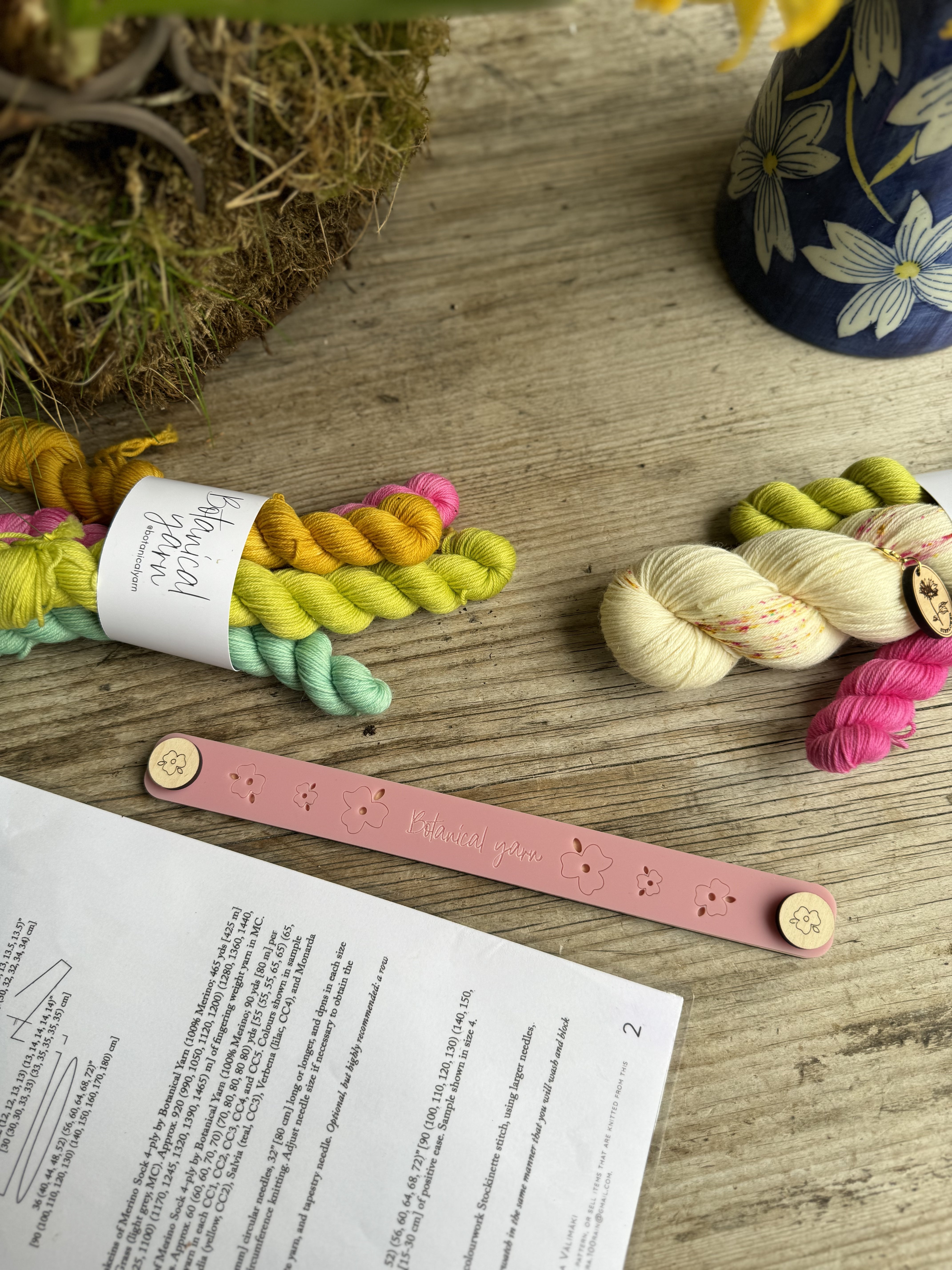 Unwrapped Yarn Pattern Tracker