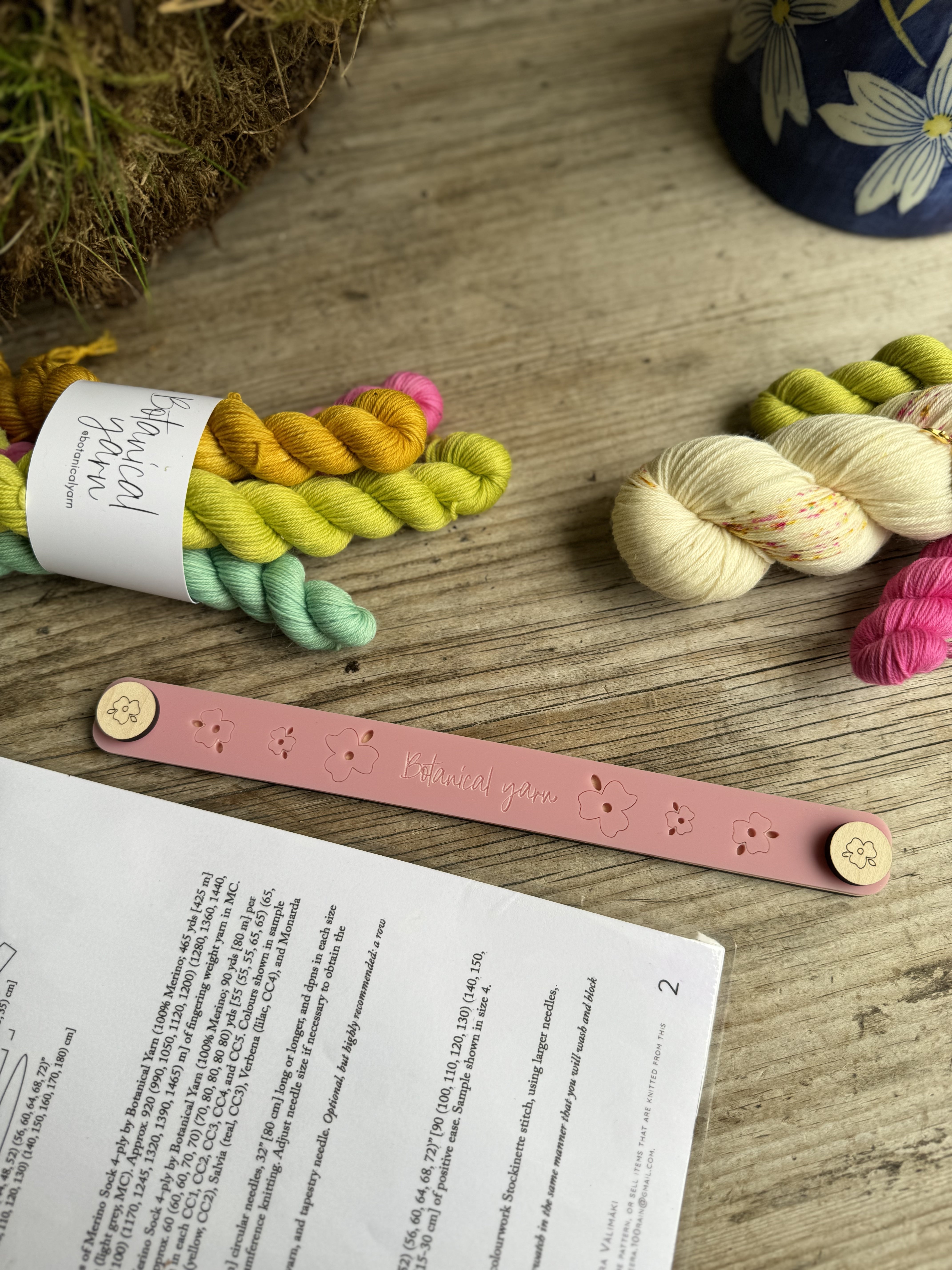 Unwrapped Yarn Pattern Tracker