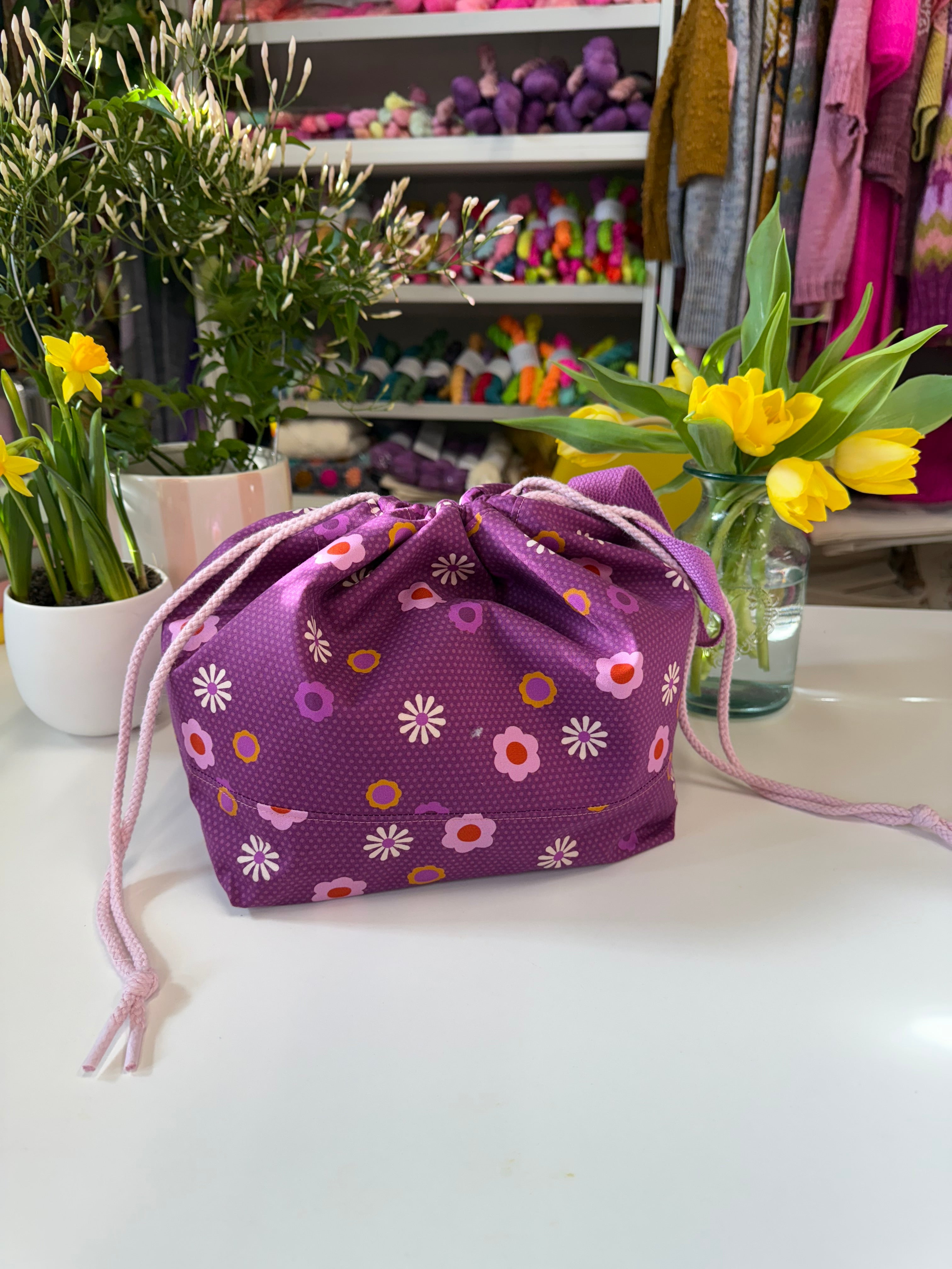 Ready to ship - Project Bag Style 01 - Woolly Good Gathering Festival Exclusive