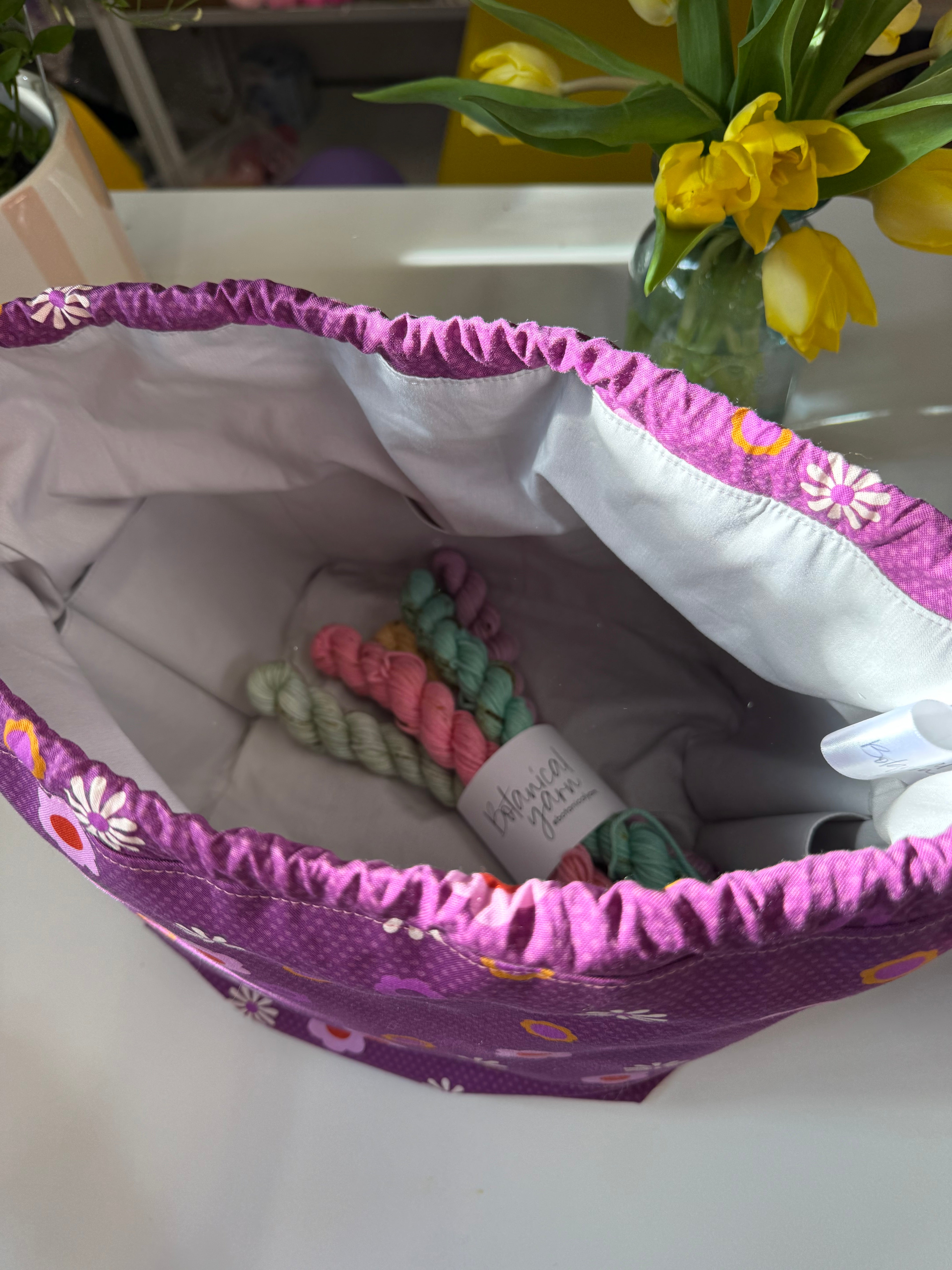 Ready to ship - Project Bag Style 01 - Woolly Good Gathering Festival Exclusive