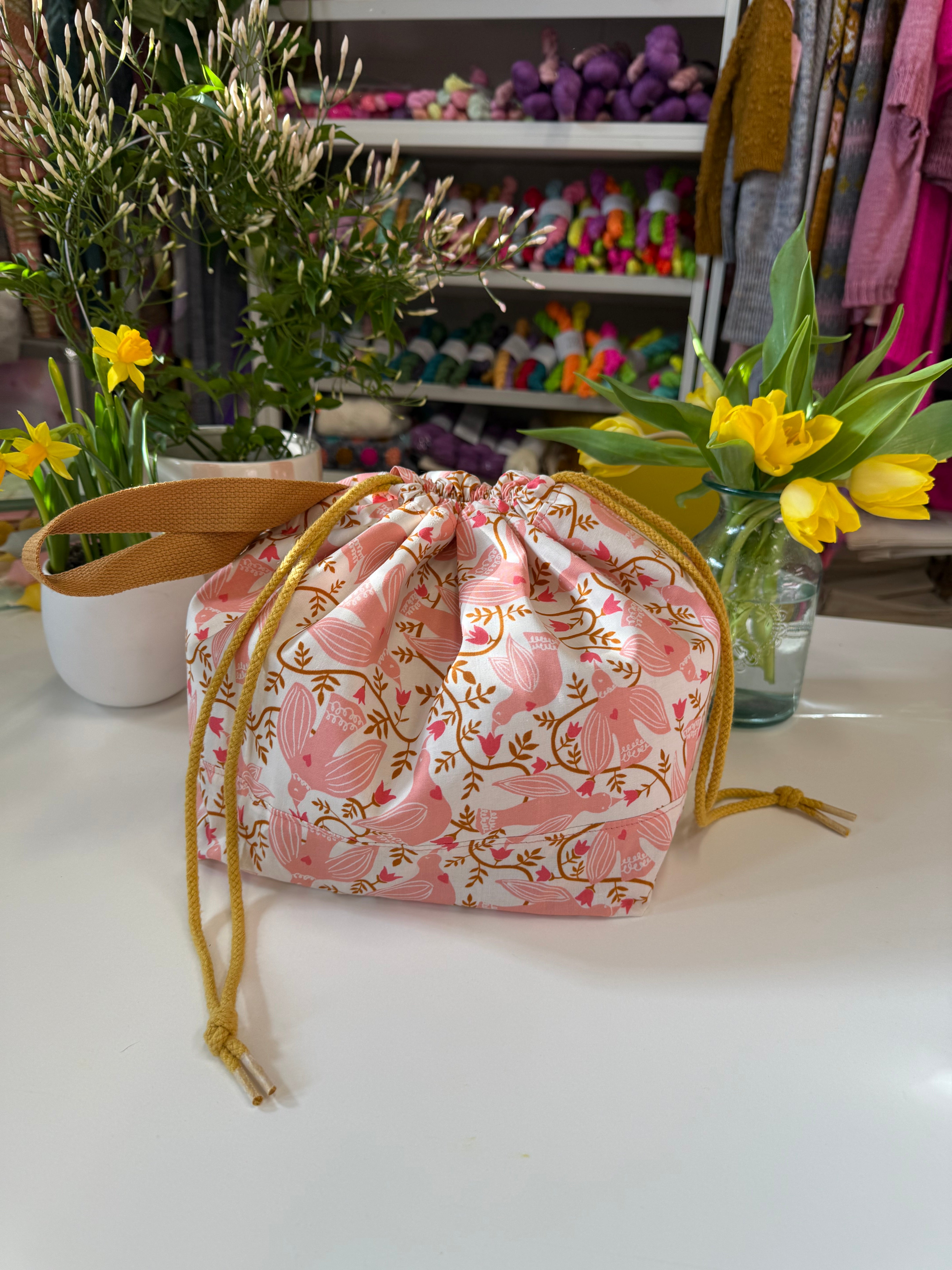 Made to order Project Bag Style 01 - Folk birds