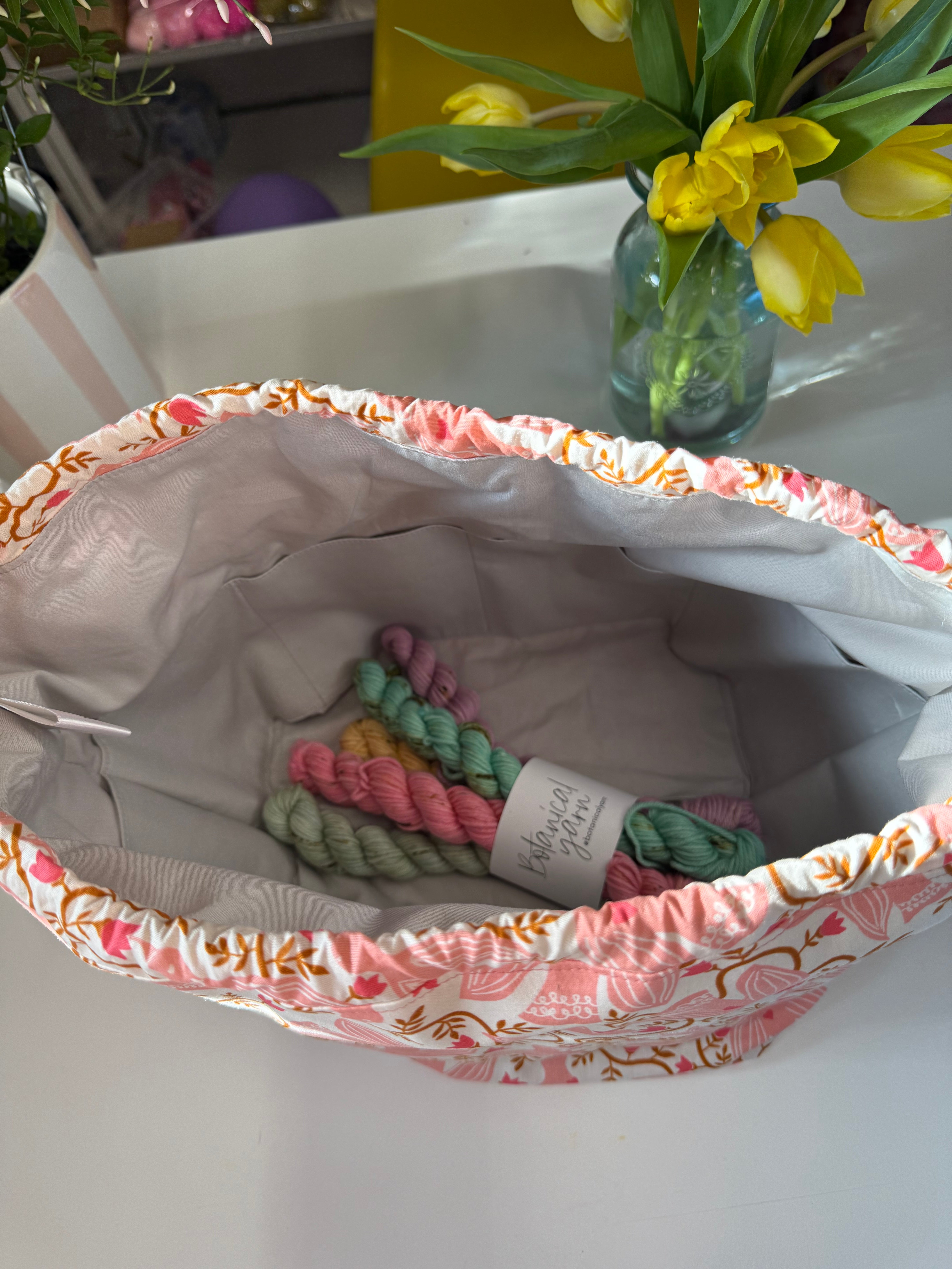 Made to order Project Bag Style 01 - Folk birds