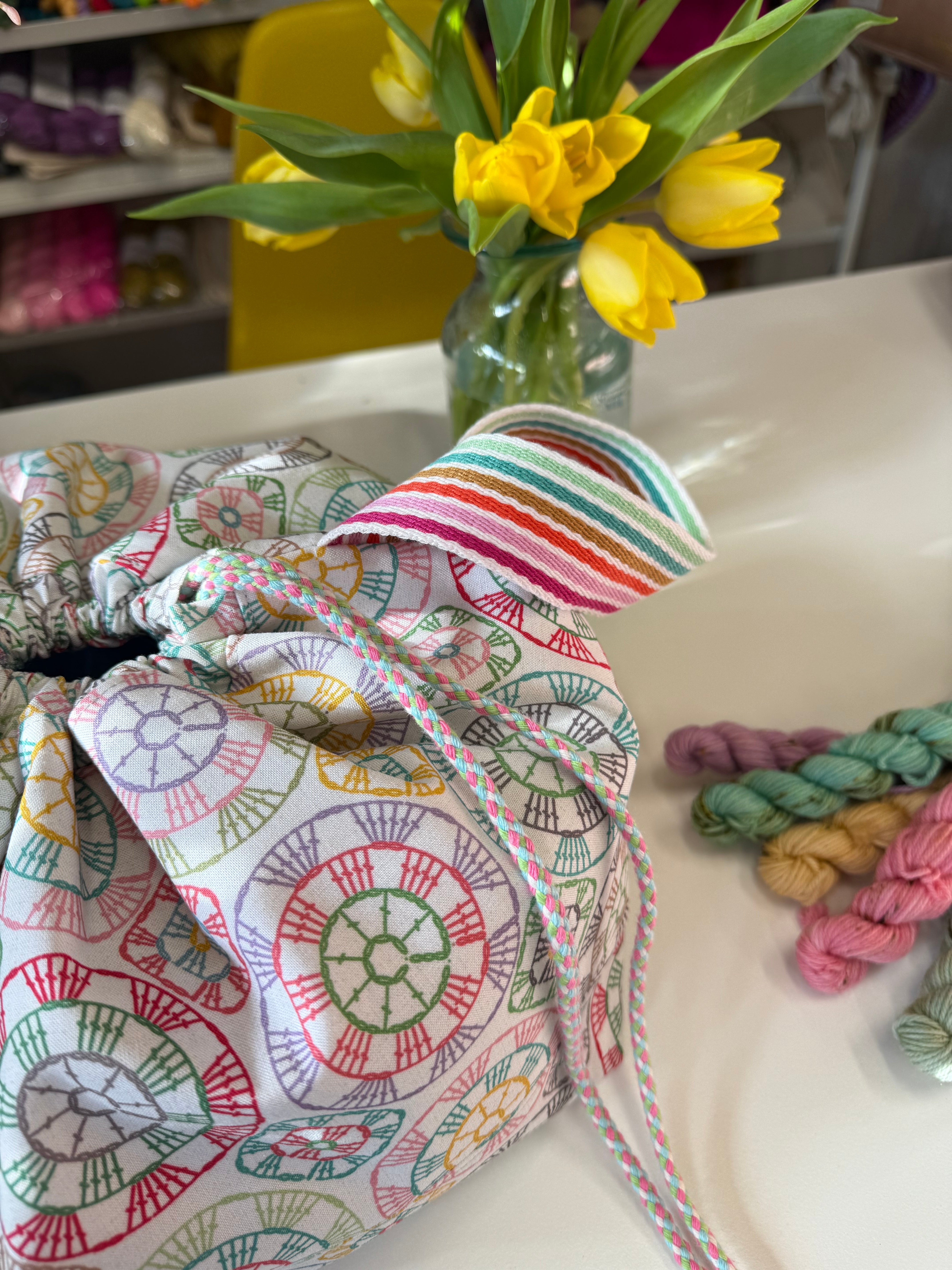 Made to order Project Bag Style 01 - Crochet Pattern