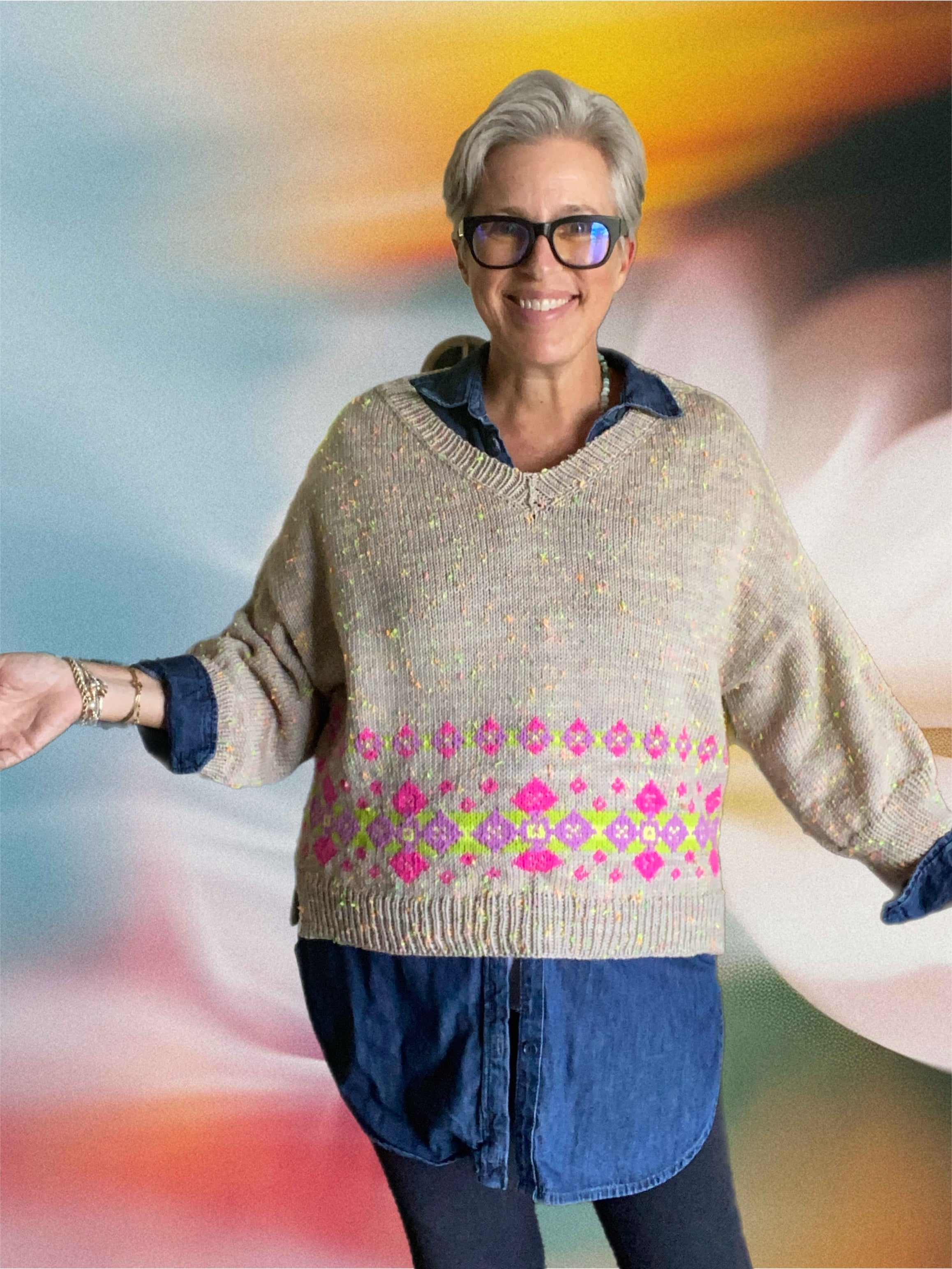 Botanical Comfort Sweater in collaborate with Beth Macdonald