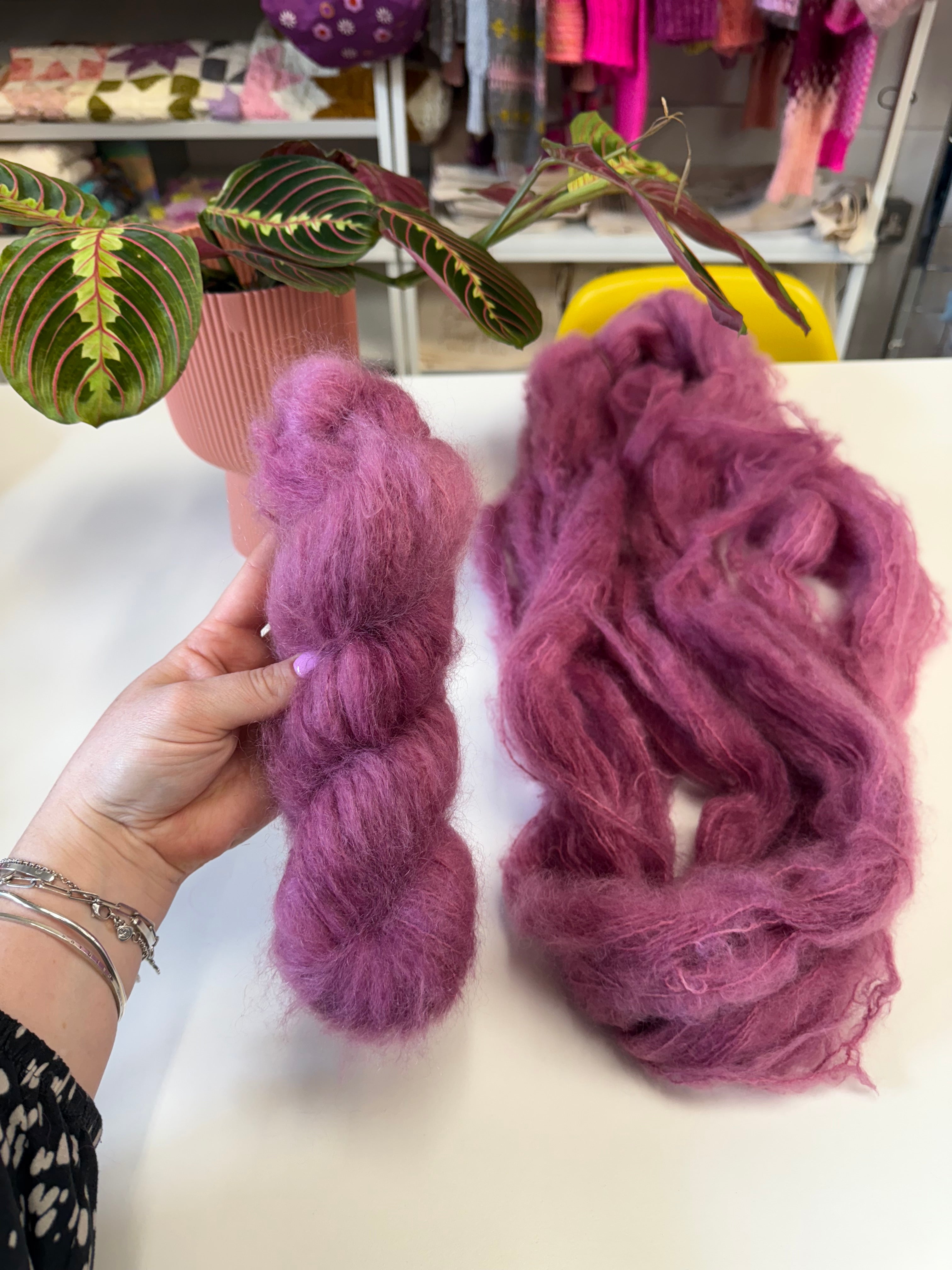 New Yarn Base - DK Mohair