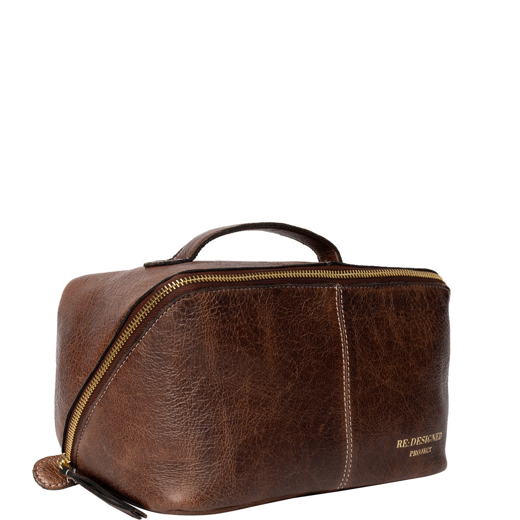 READY TO SHIP - Re:designed PROJECT 9 - Leather Project Bag Woodsmoke