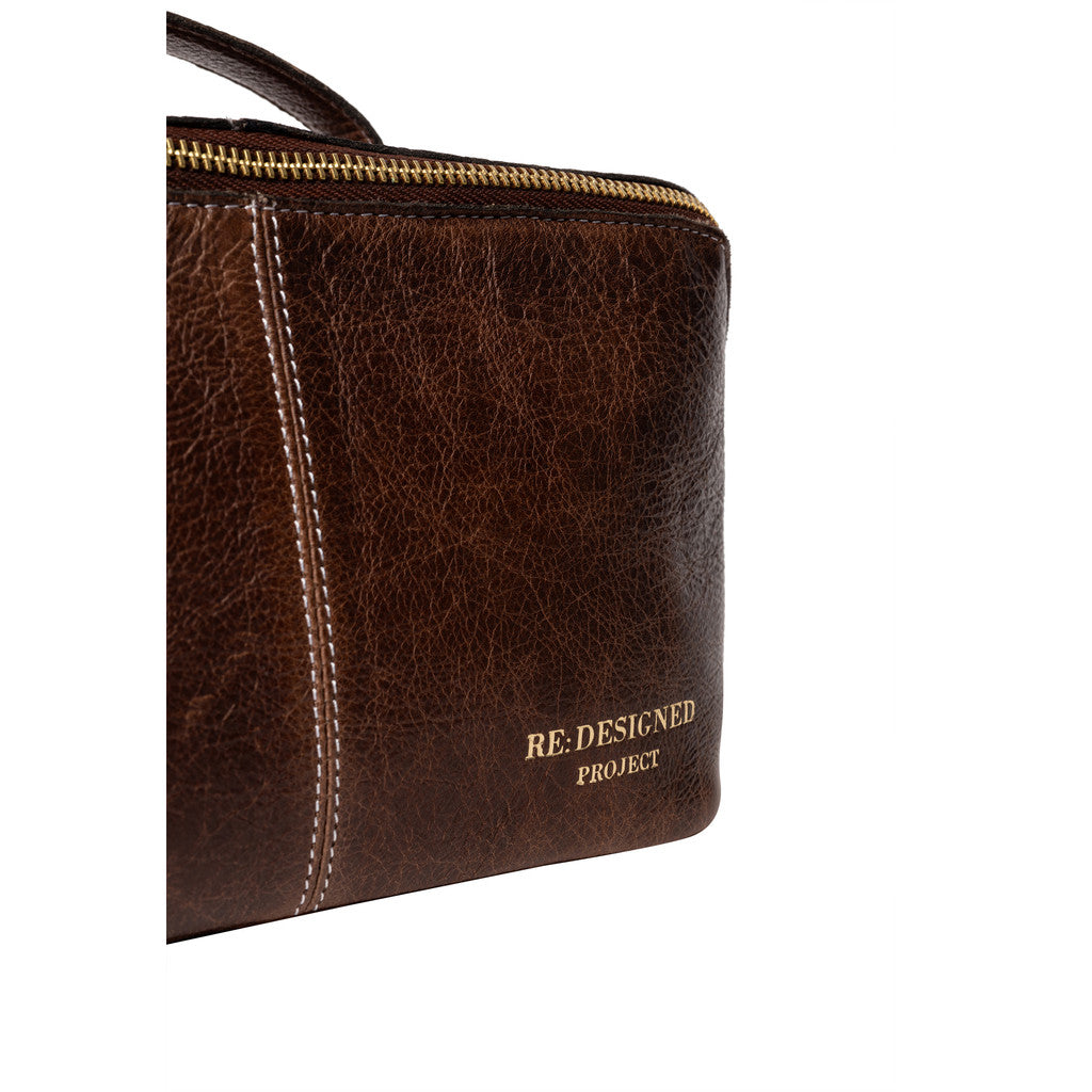 READY TO SHIP - Re:designed PROJECT 9 - Leather Project Bag Woodsmoke