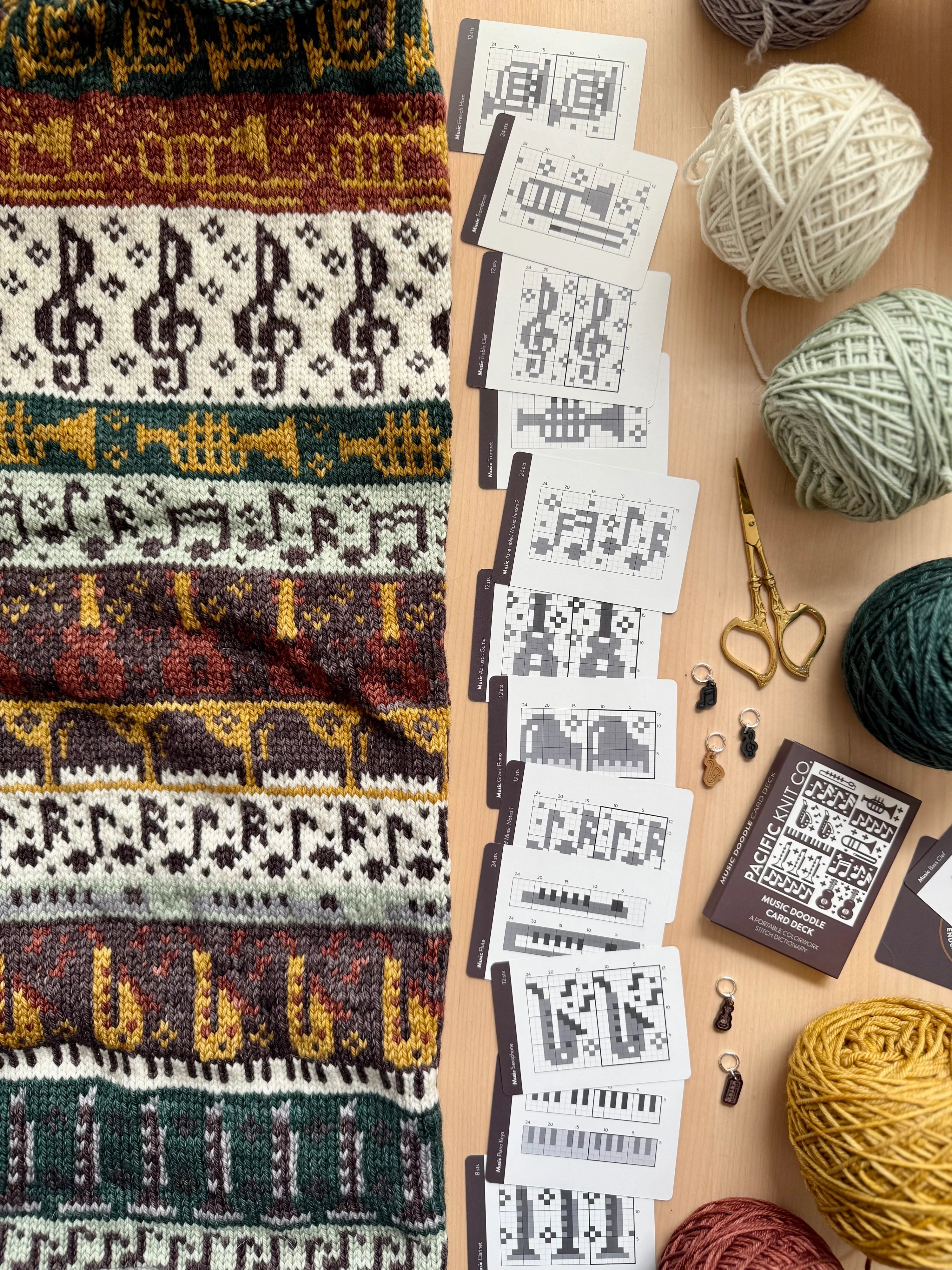 Doodle Decks by Pacific Knit Co