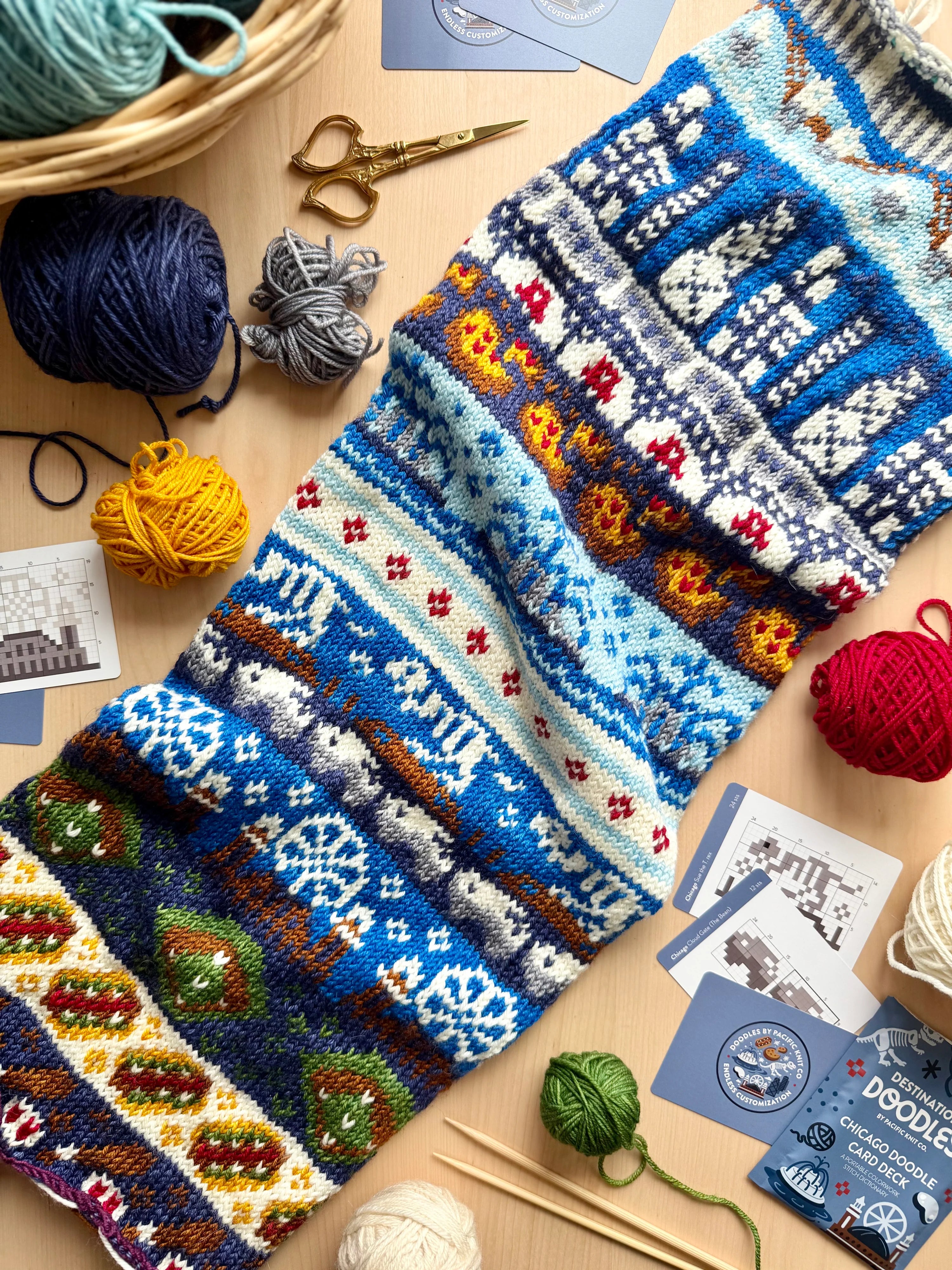 Doodle Decks by Pacific Knit Co