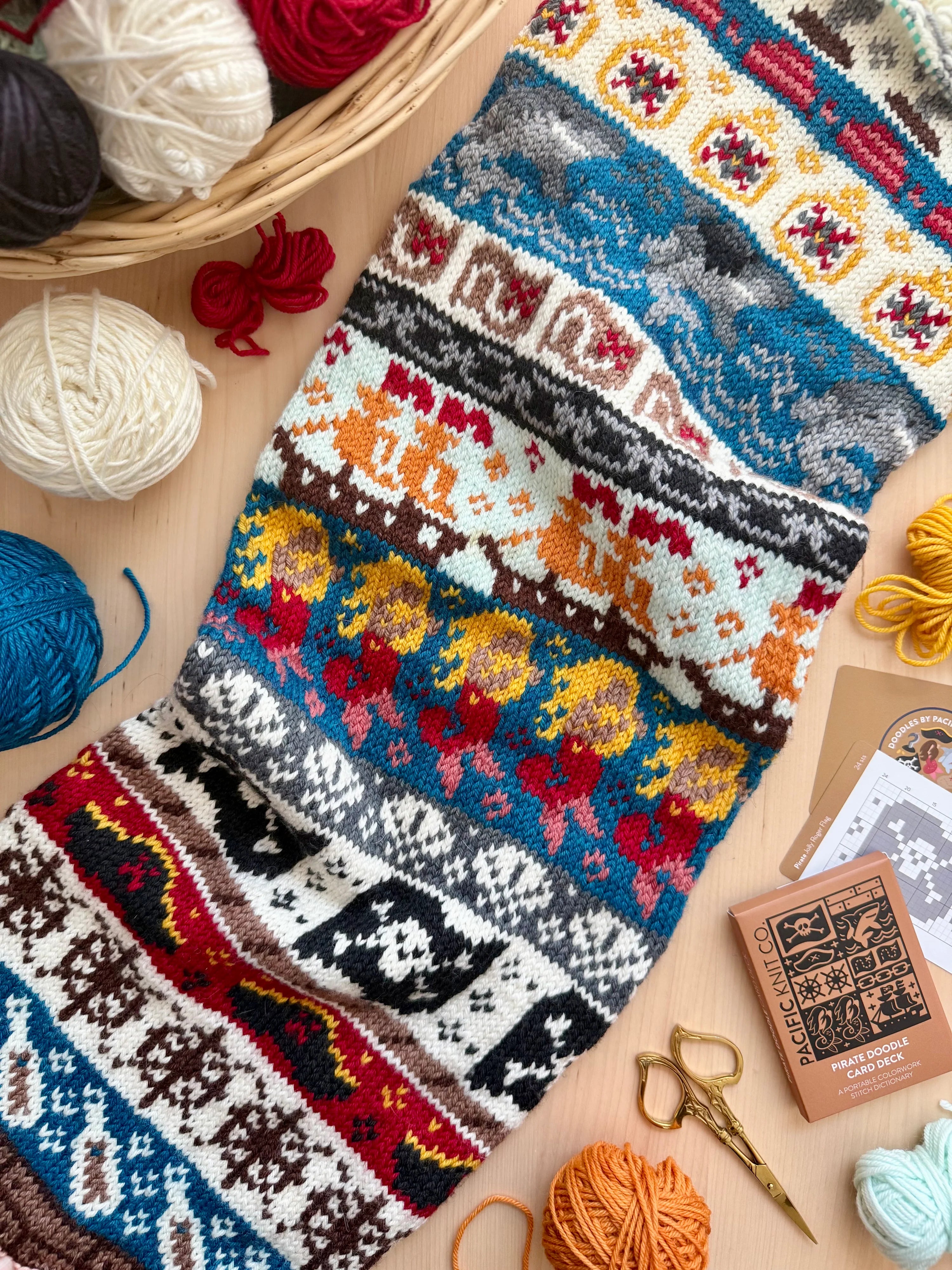 Doodle Decks by Pacific Knit Co