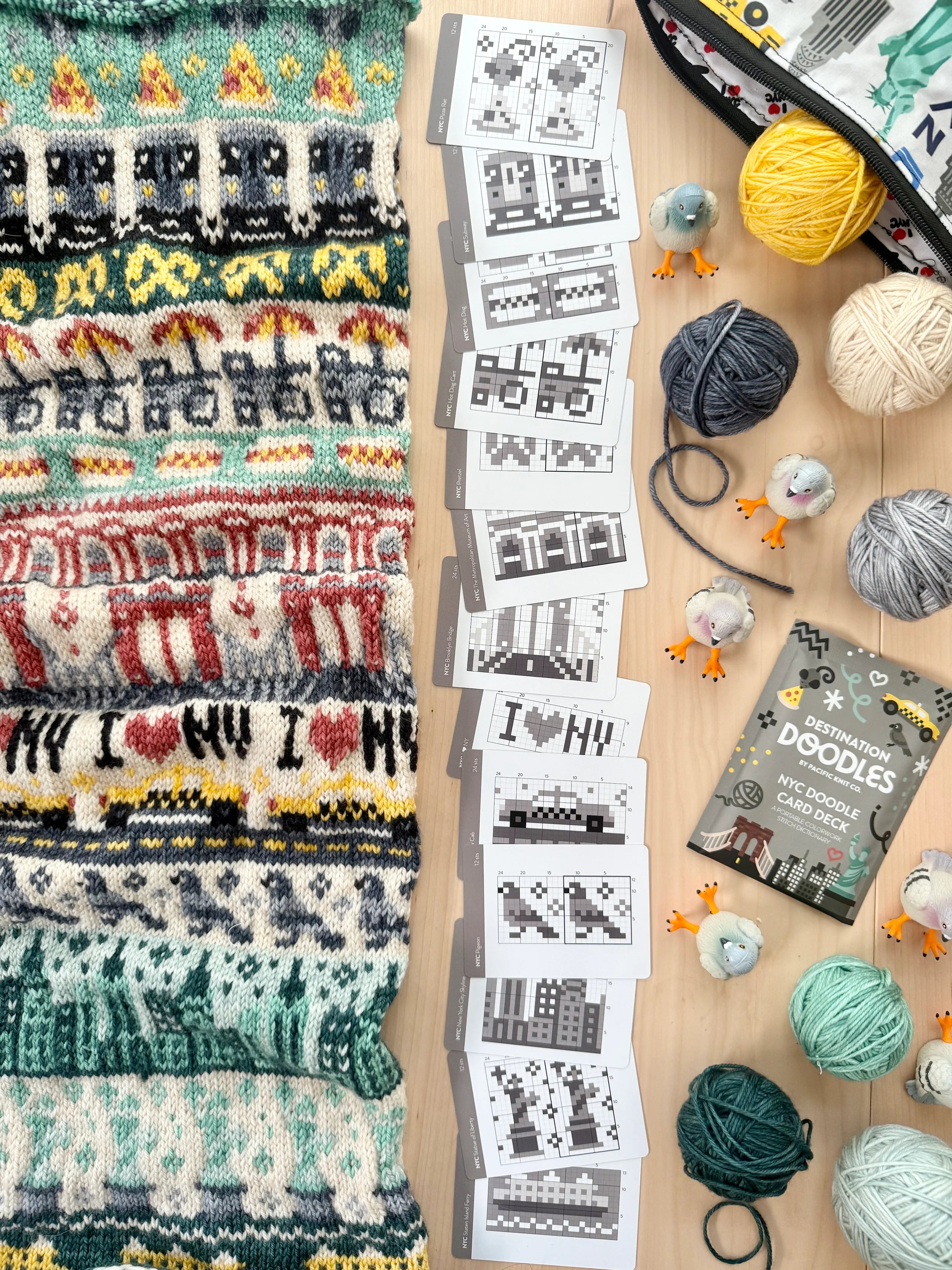 Doodle Decks by Pacific Knit Co