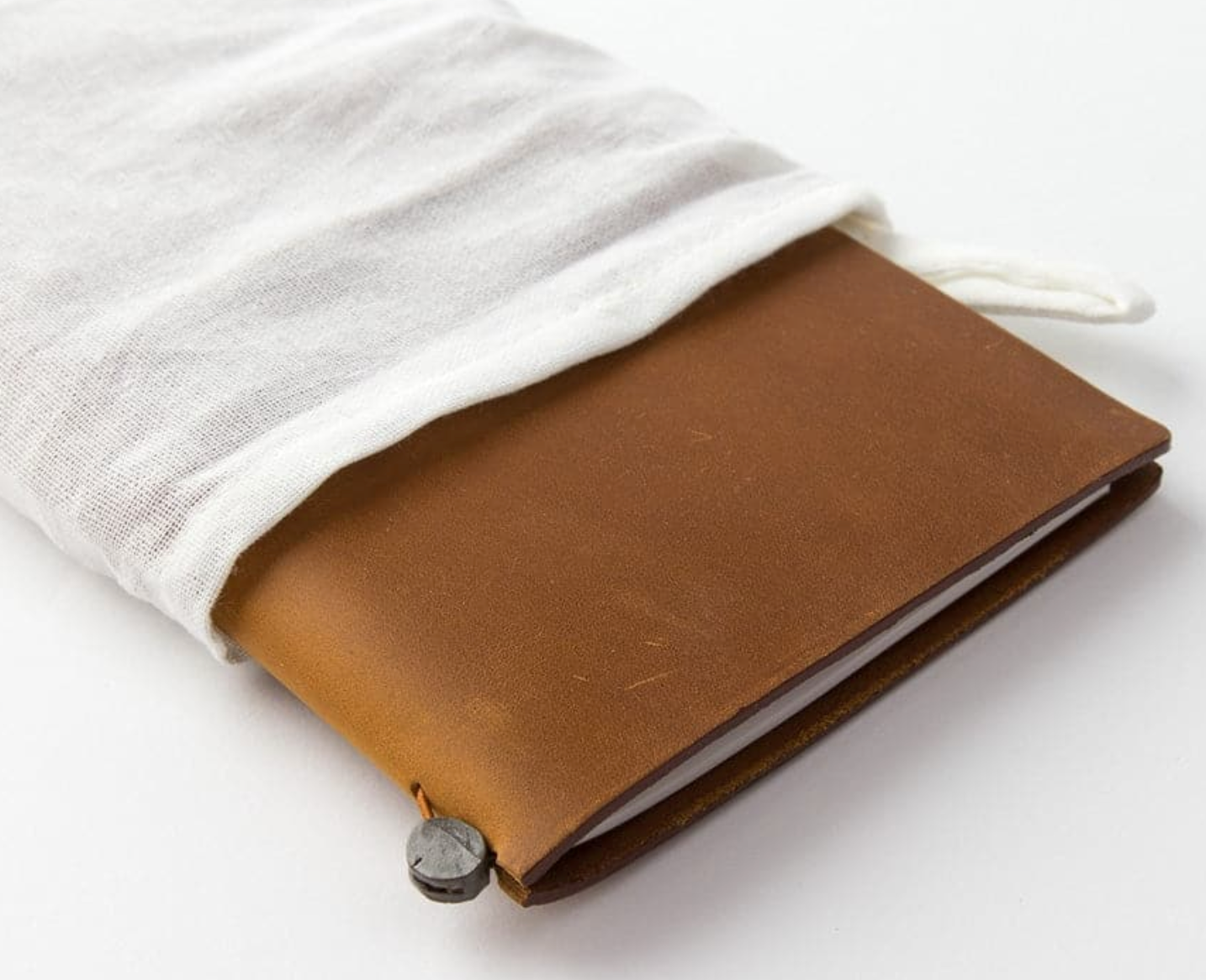 Traveler's Company Leather Notebook Camel Regular Size