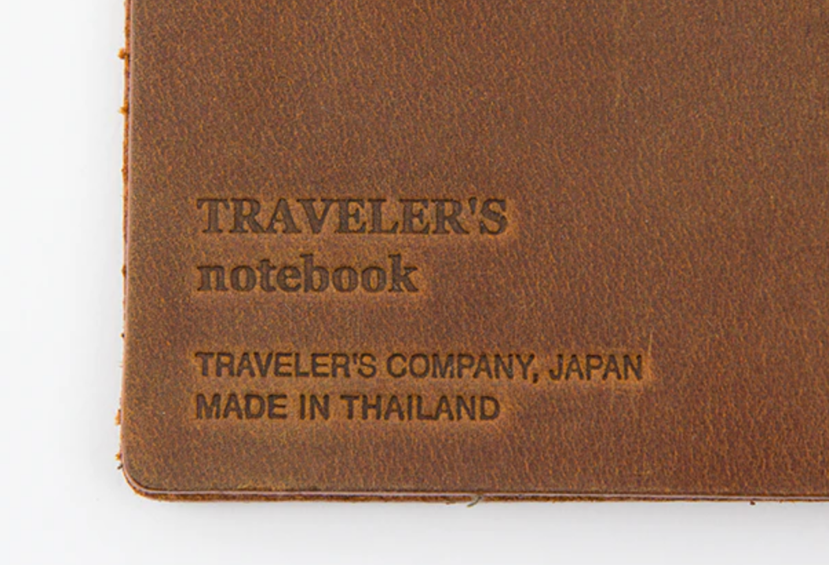 TRAVELER'S COMPANY Notebook Camel Passport Size