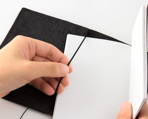 TRAVELER'S COMPANY Notebook Black Passport Size