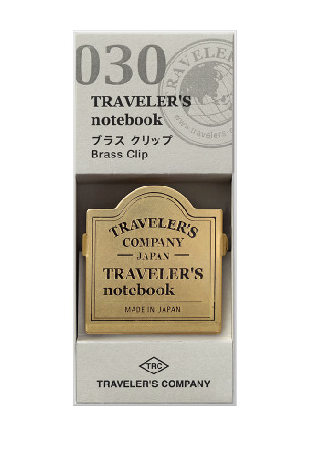 Traveler's Company Brass Clip TRC Logo