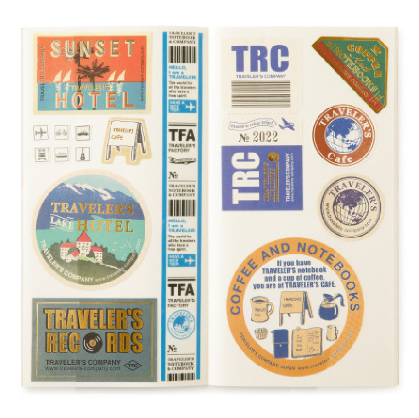 TRAVELER'S notebook Refill Sticker Release Paper 031