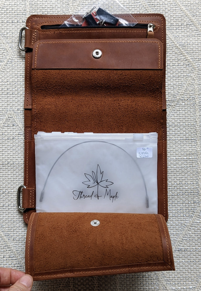 Thread & Maple - Cable Organiser Page in Whiskey