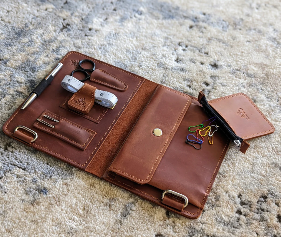 Thread & Maple - Notions Page in Whiskey with all the notions