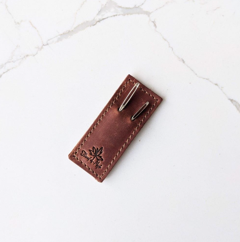Thread & Maple -Leather Tapestry Needles Slip