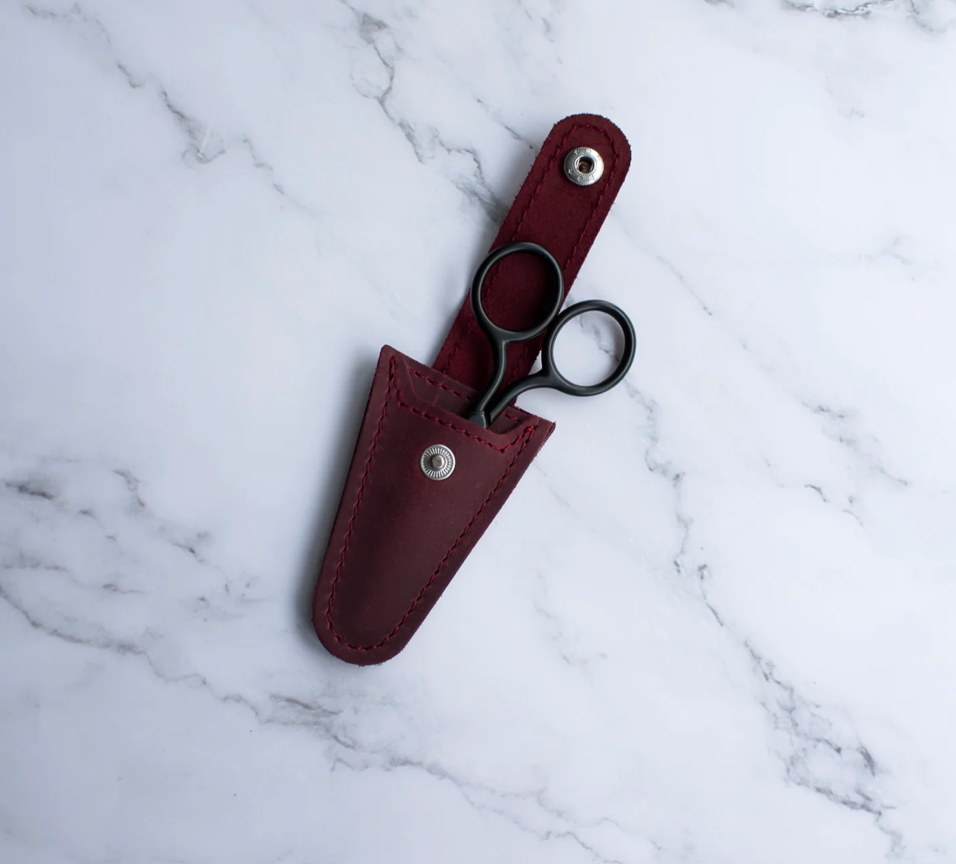 Thread & Maple - Leather Embroidery Scissors Sheath