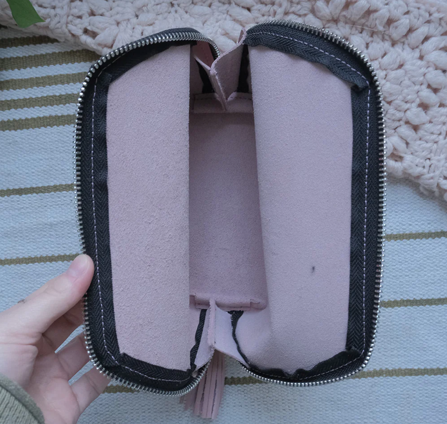 Thread & Maple - Leather Notion Zip Pouch