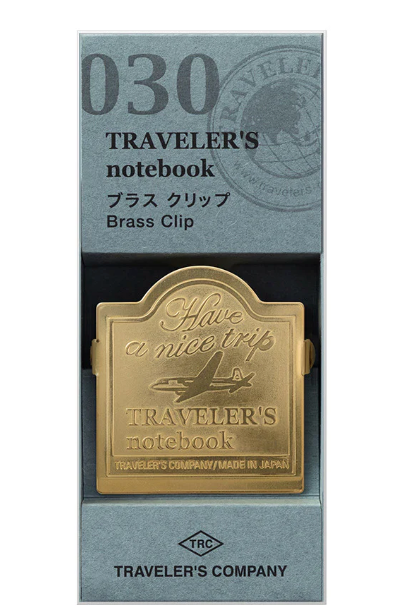 Traveler's Company Brass Clip Airplane