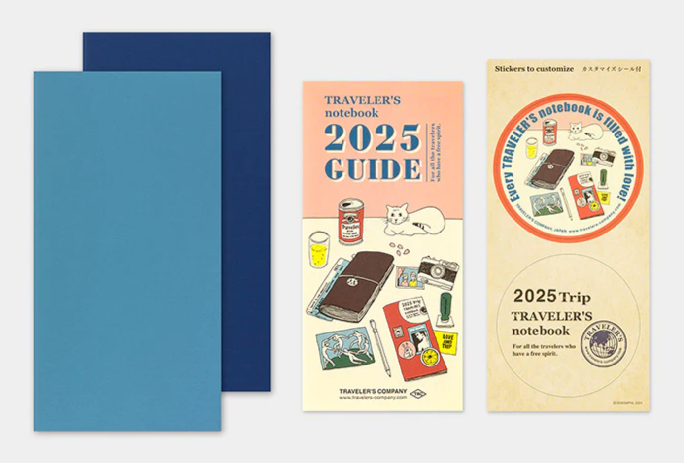 TRAVELER'S Notebook Refill: 2025 Diary Weekly + Memo Regular Size