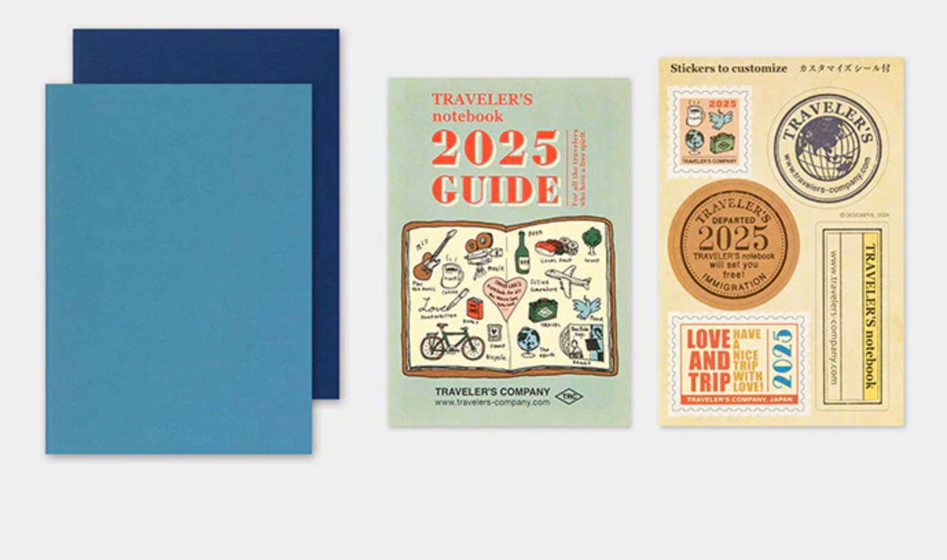 TRAVELER'S Notebook Passport Refill: 2025 Diary Weekly Passport Size