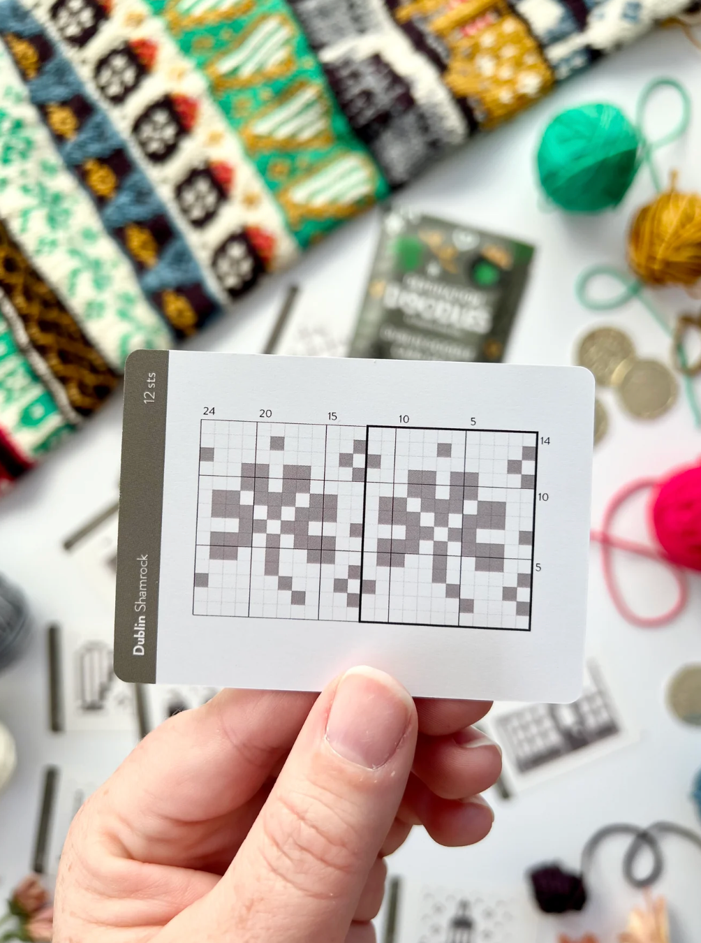 Dublin Doodle Card Deck Foil pack (expansion) by Pacific Knit Co