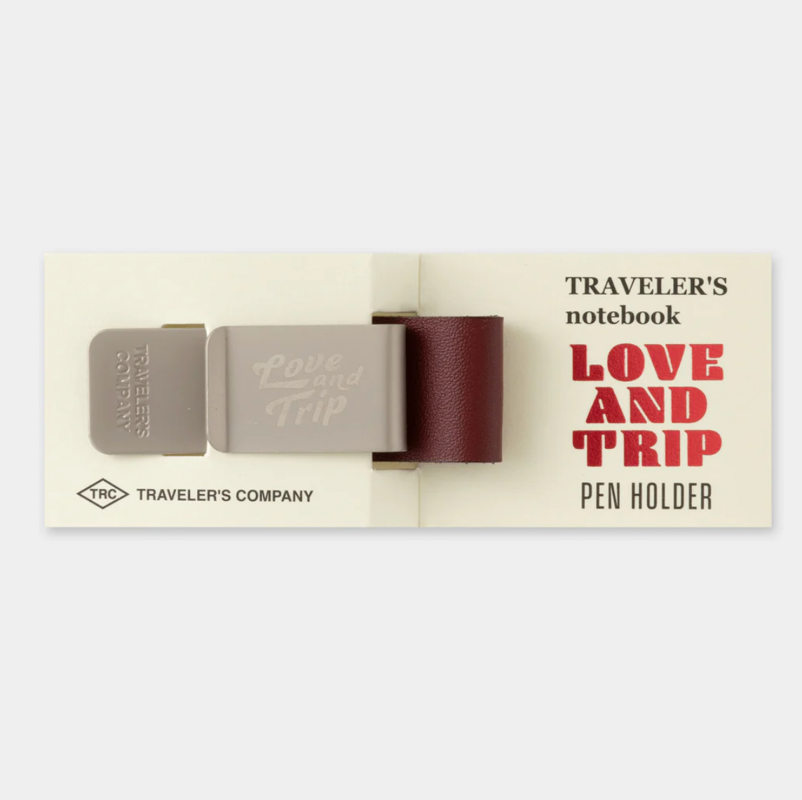 Traveler's Notebook Pen Holder Love and Trip Edition