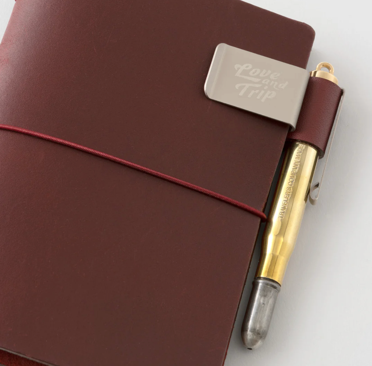 Traveler's Notebook Pen Holder Love and Trip Edition