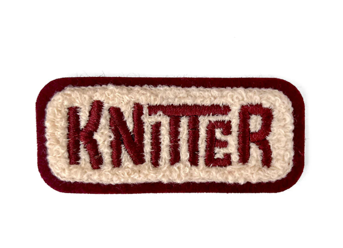 Shelli Can - Knitter Chenille Patch