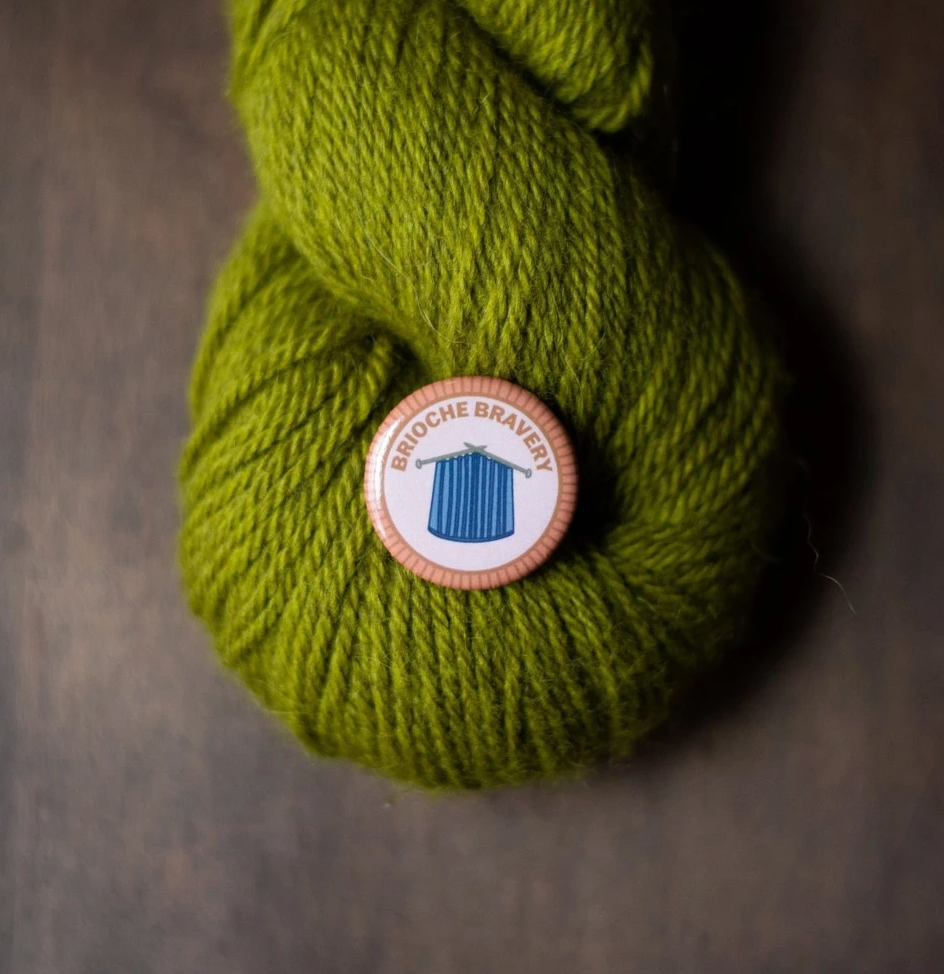 Camp Stitchwood Purl Scout Pin Button Badge (Click for all the variations)