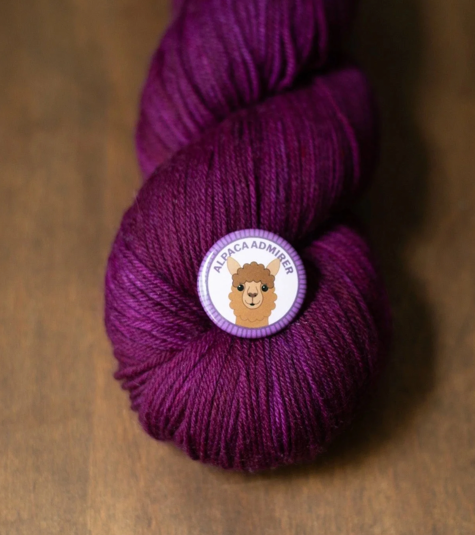 Camp Stitchwood Purl Scout Pin Button Badge (Click for all the variations)