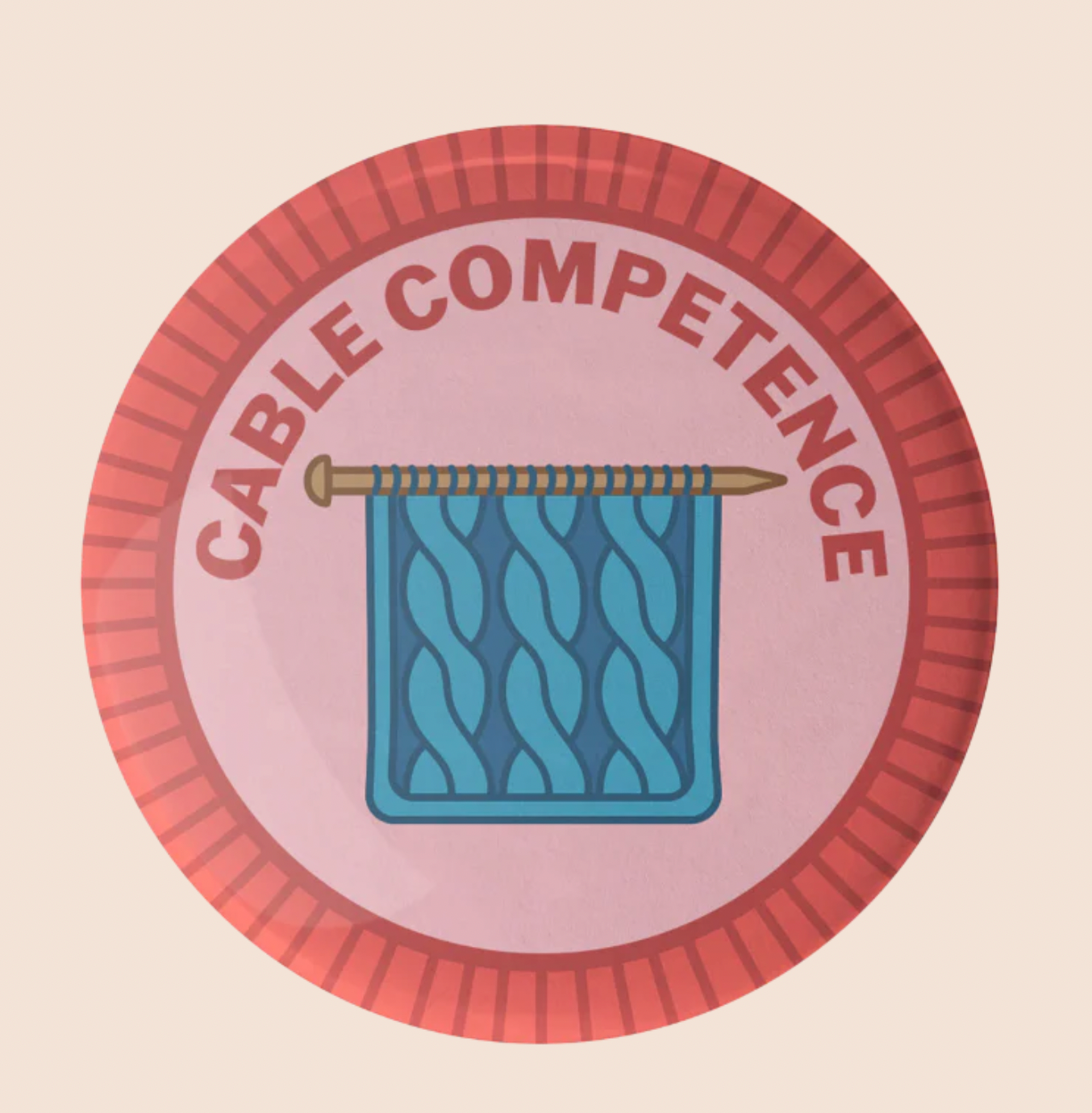 Camp Stitchwood Purl Scout Pin Button Badge (Click for all the variations)