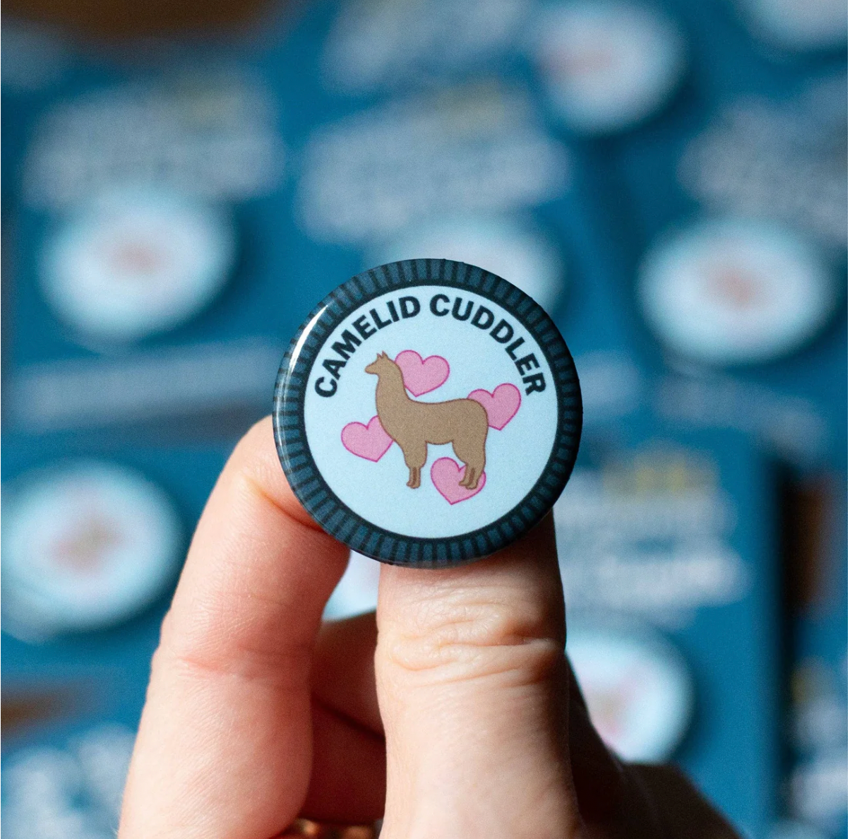 Camp Stitchwood Purl Scout Pin Button Badge (Click for all the variations)