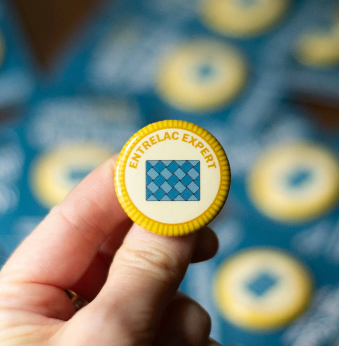 Camp Stitchwood Purl Scout Pin Button Badge (Click for all the variations)