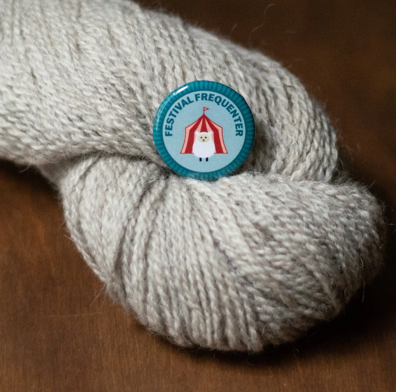 Camp Stitchwood Purl Scout Pin Button Badge (Click for all the variations)