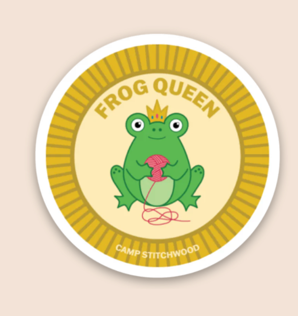 Camp Stitchwood Purl Scout Sticker (Click for all the variations)