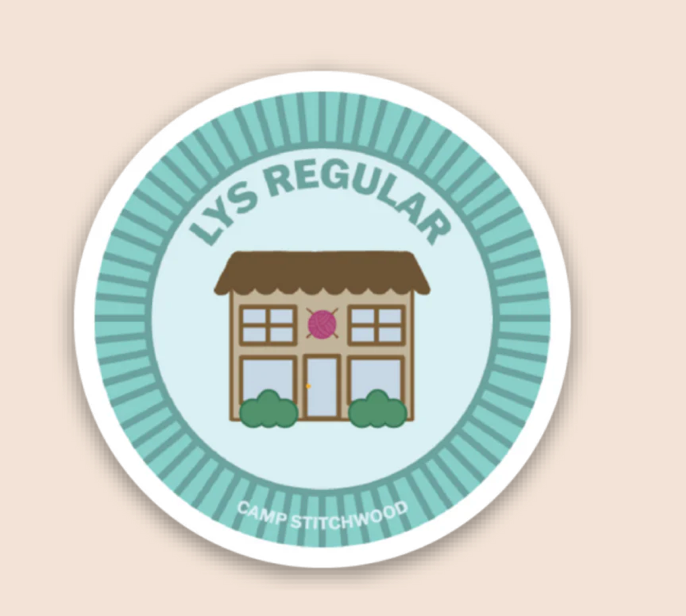 Camp Stitchwood Purl Scout Sticker (Click for all the variations)