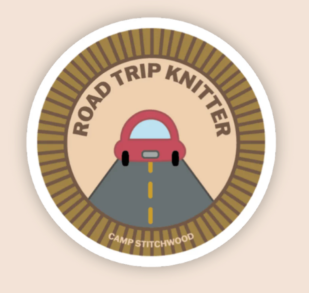 Camp Stitchwood Purl Scout Sticker (Click for all the variations)